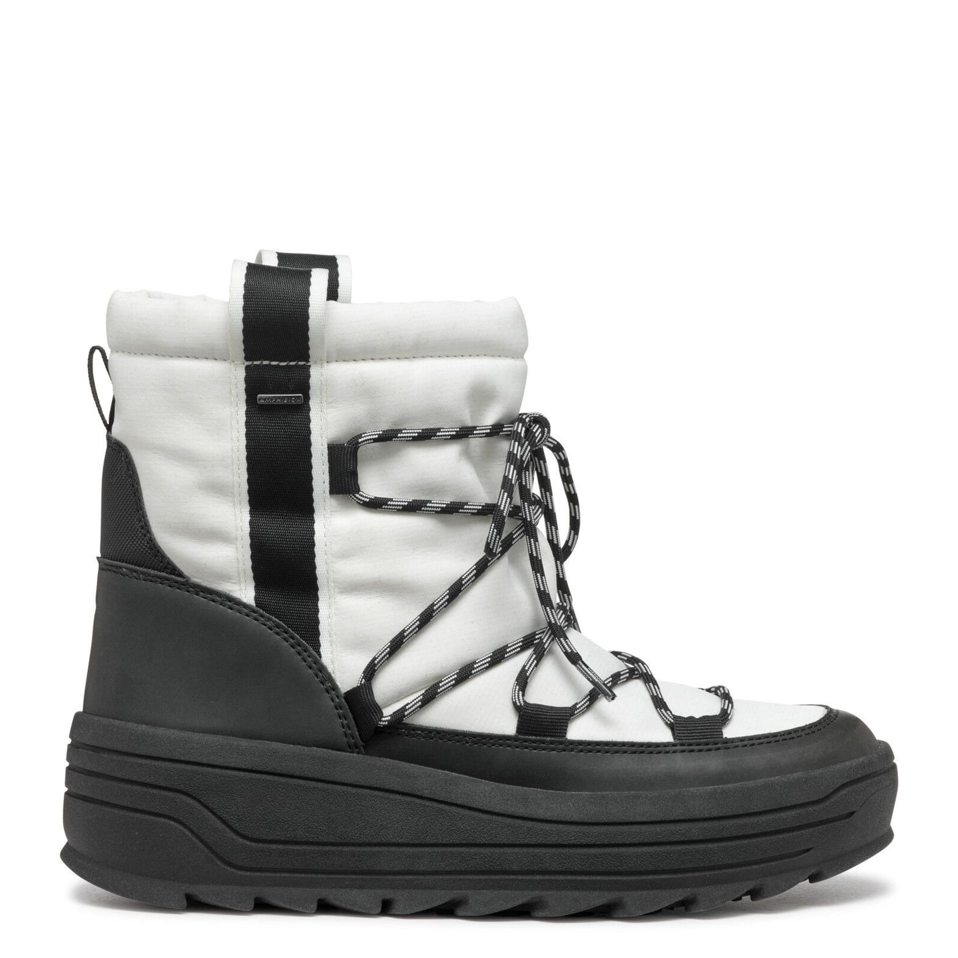 Geox Milleiny B Abx Ankle Boots D46WNA_0FUME in White/Black