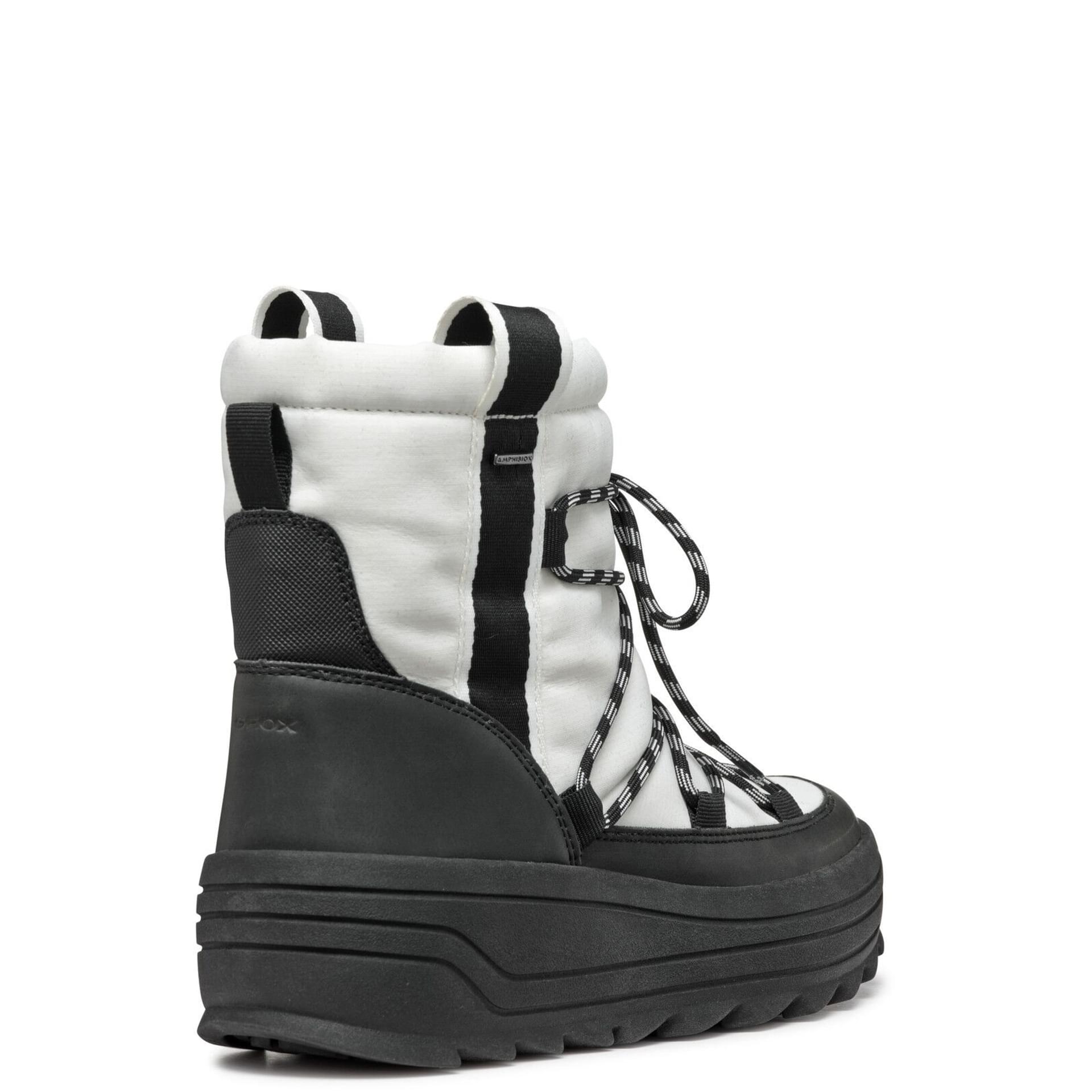 Geox Milleiny B Abx Bottines D46WNA_0FUME in White/Black