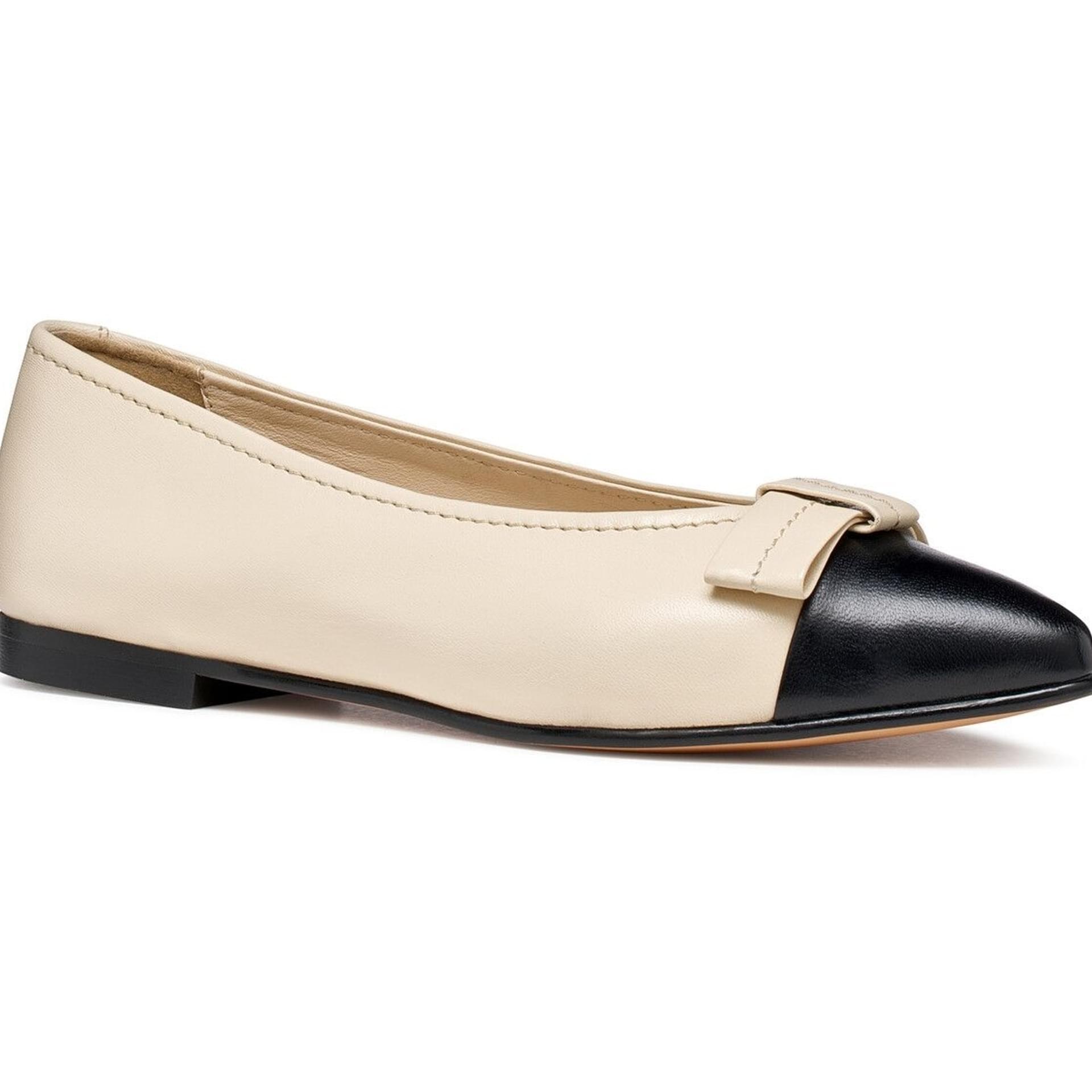 Geox Millianee Ballerines D558HA_000TU in Papyrus/Black