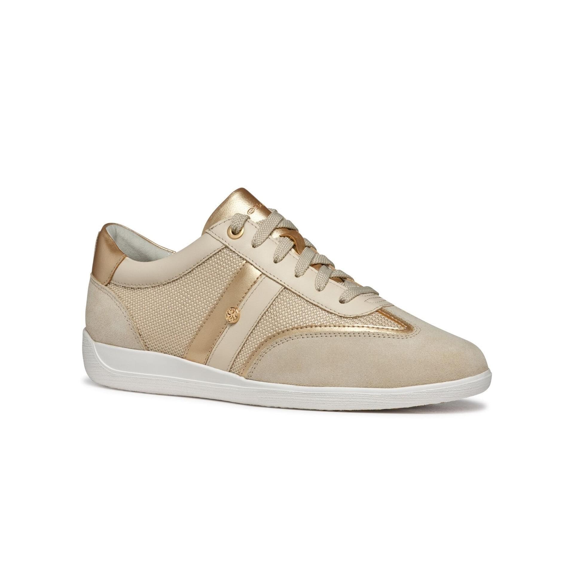 Geox Myria Sneakers D5568B_0BN22 in Light Gold/Light Taupe