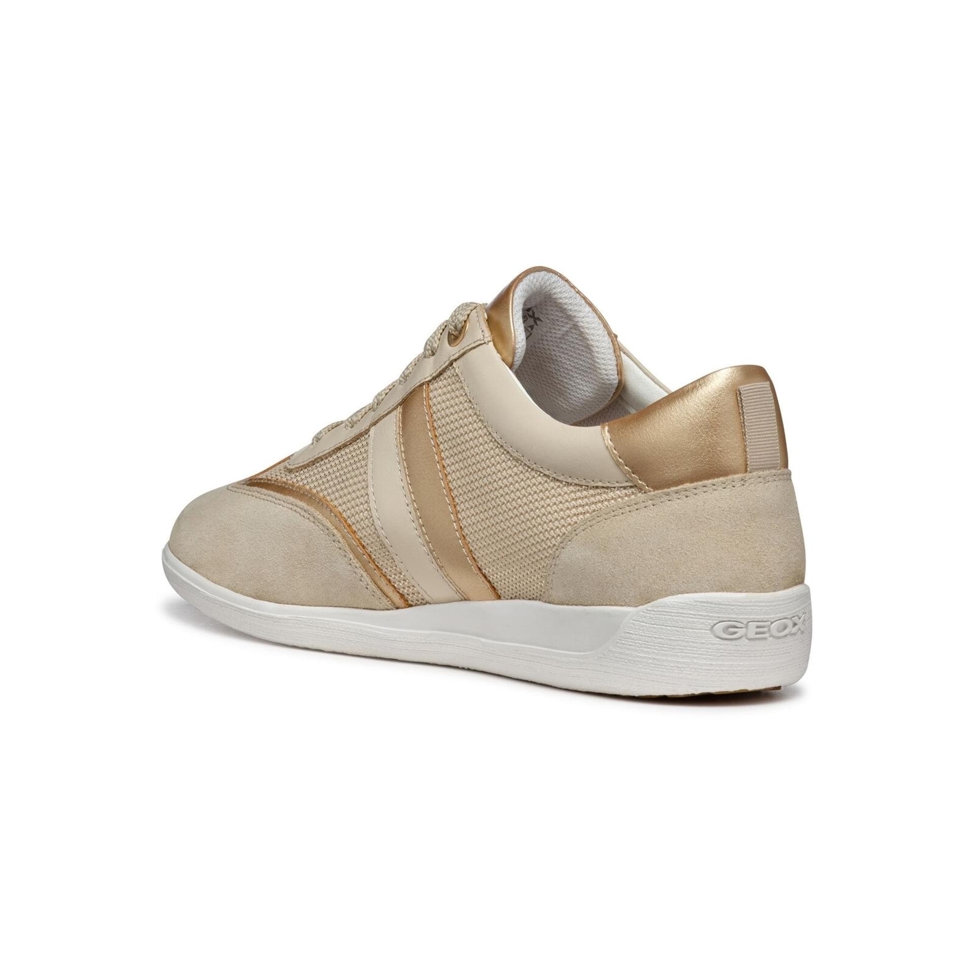 Geox Myria Sneakers D5568B_0BN22 in Light Gold/Light Taupe