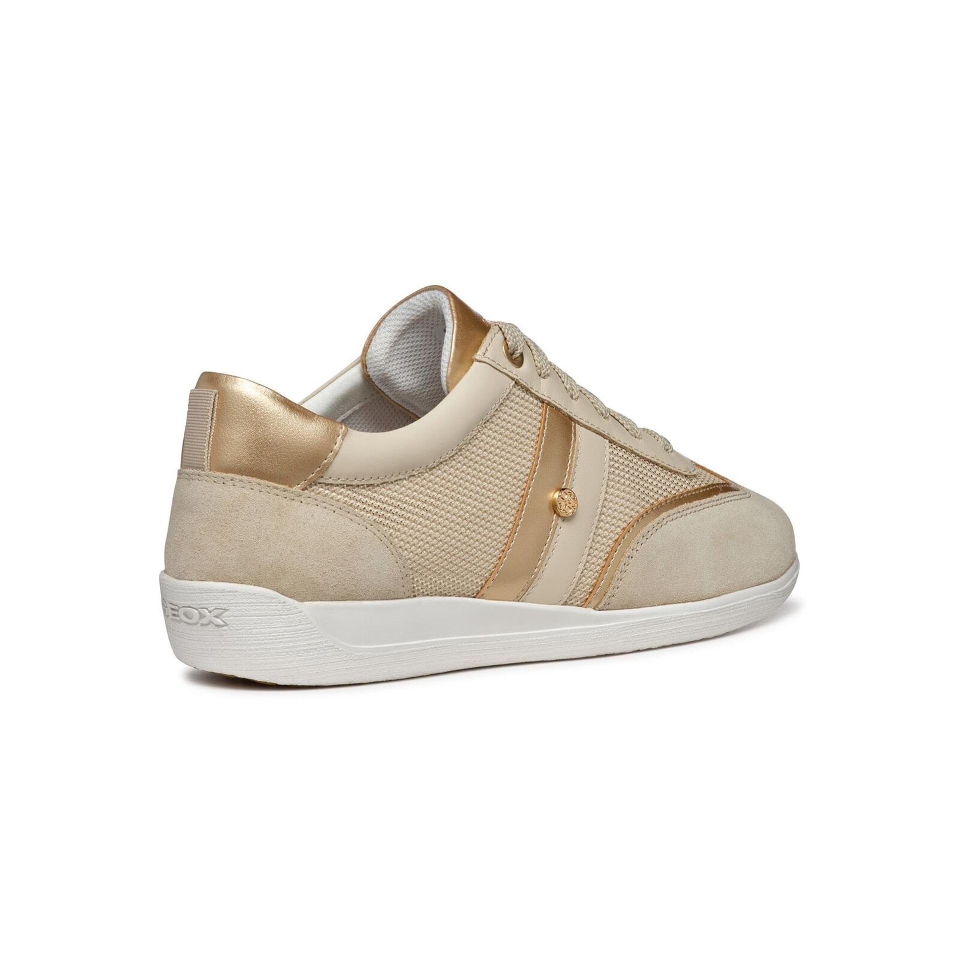 Geox Myria Sneakers D5568B_0BN22 in Light Gold/Light Taupe