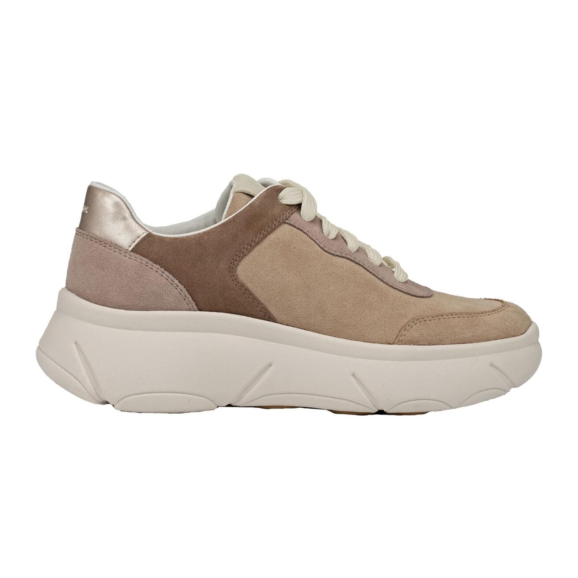 Geox Nebula 2.0 X Sneakers D56NHE_022NF in Dark Sand/Light Gold