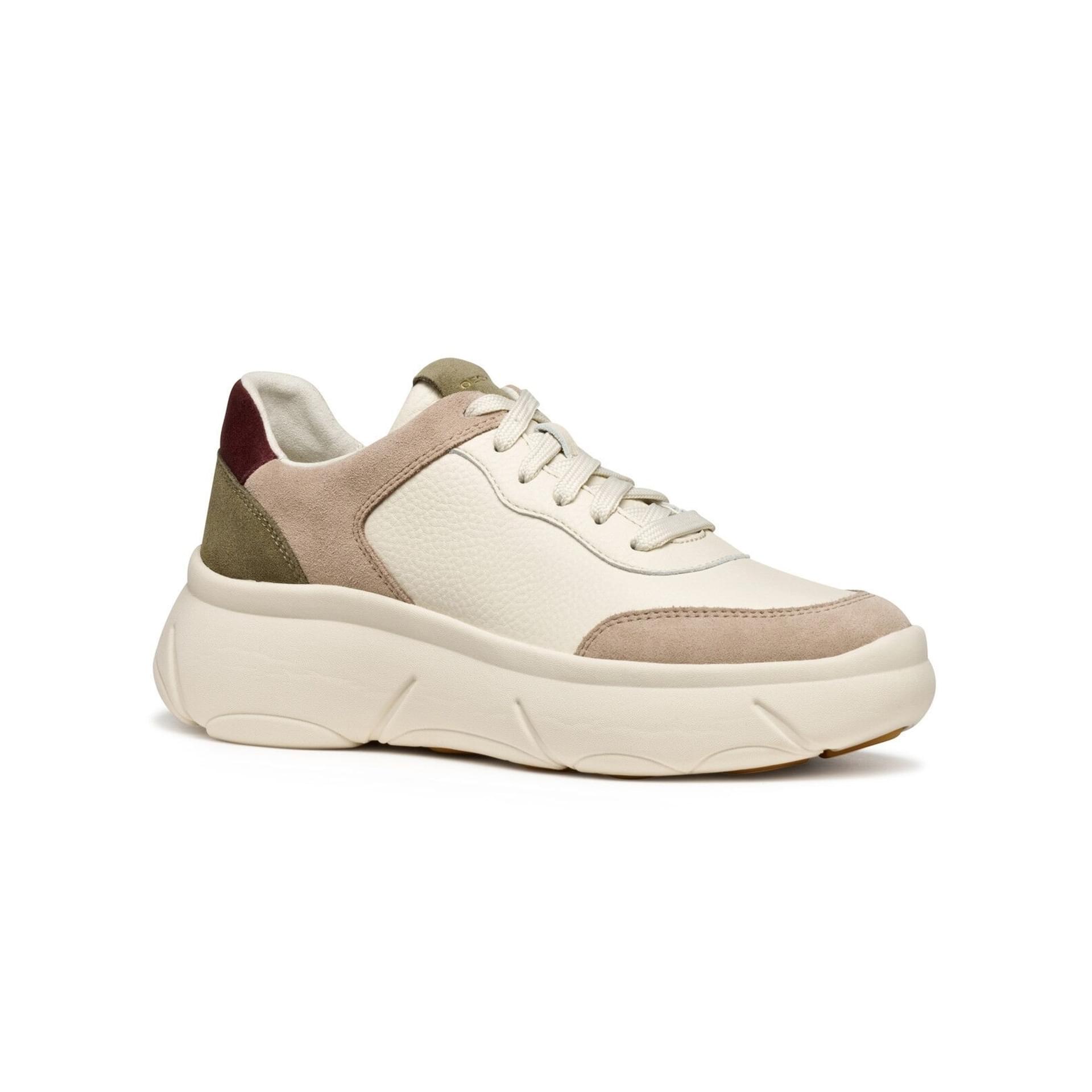 Geox Nebula 2.0 X Sneakers D56NHE_04622 in Papyrus/Powder