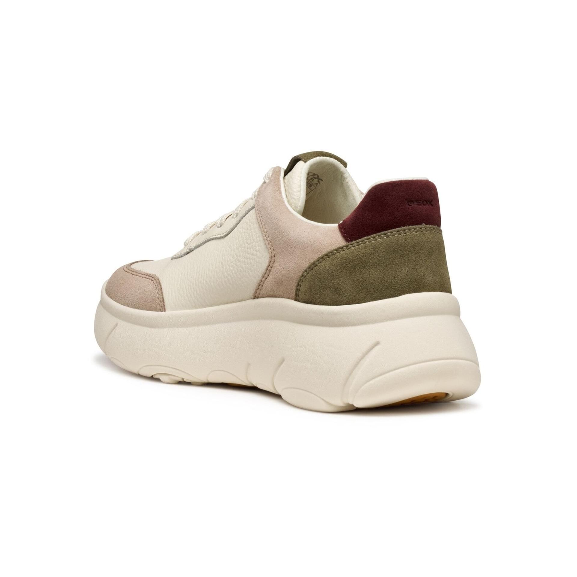 Geox Nebula 2.0 X Sneakers D56NHE_04622 in Papyrus/Powder