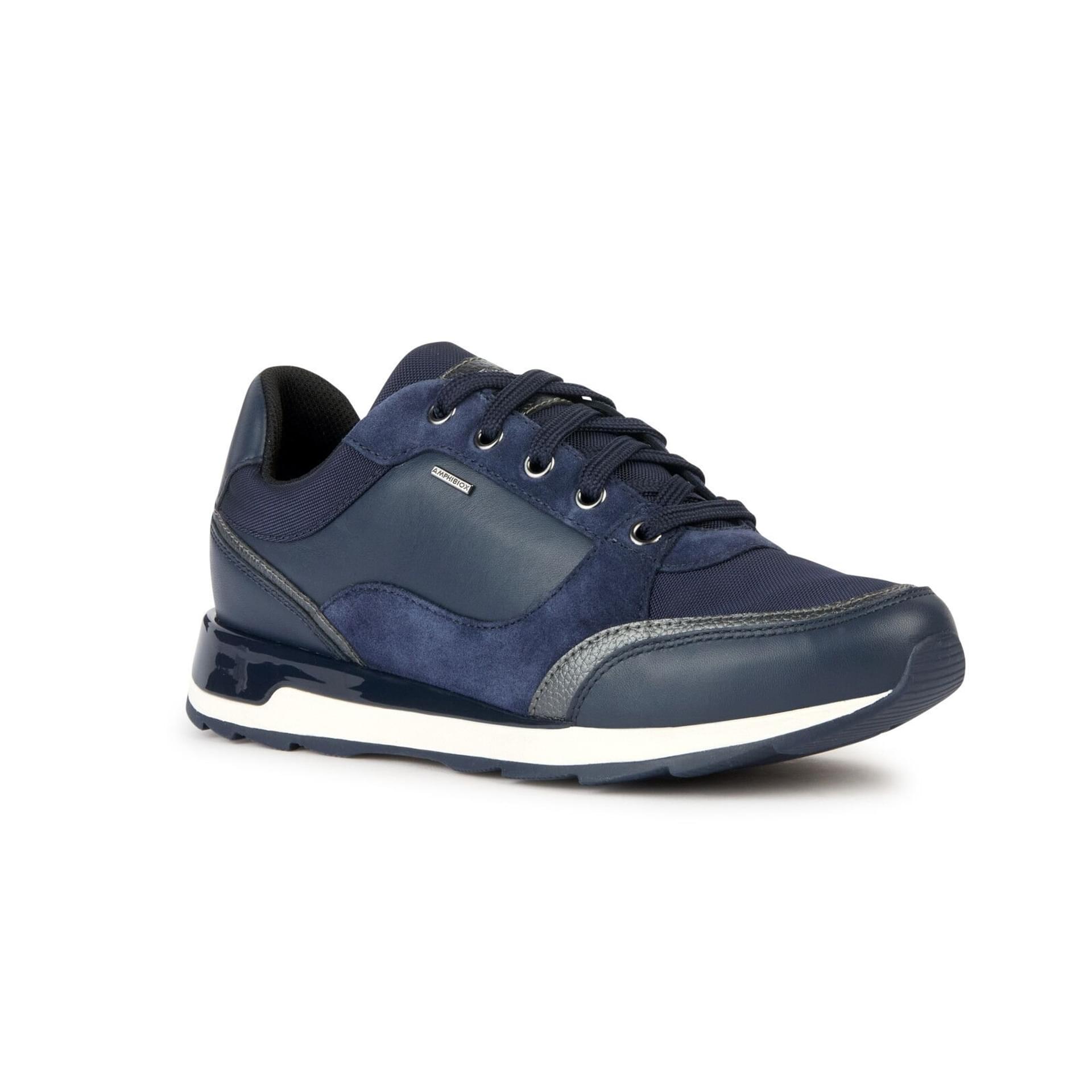 Geox New Aneko B Abx Sneakers D36LYB_08522 in Dark Jeans