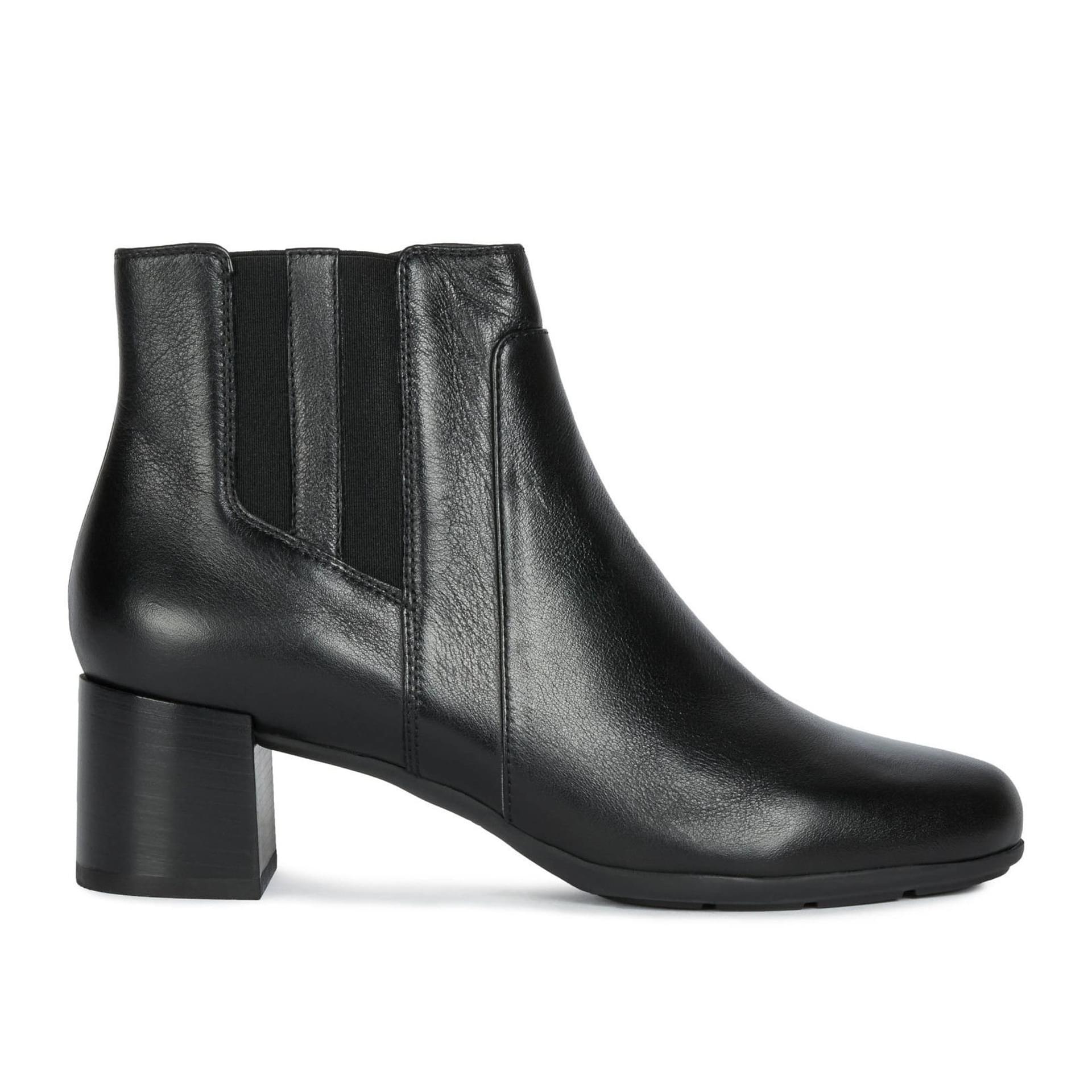 Geox New Annya Mid Ankle Boots D94CBB_00085 in Black