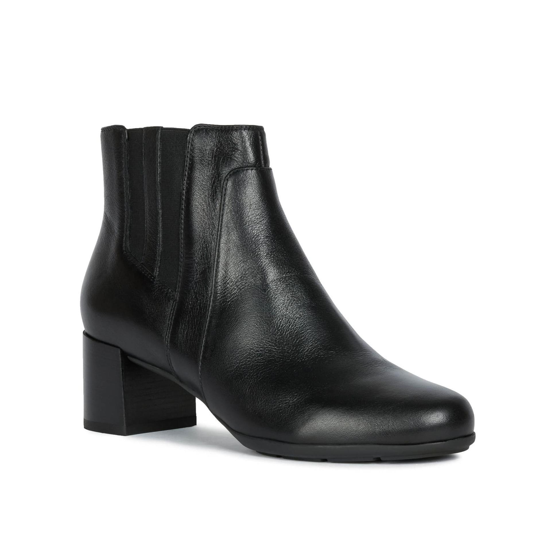 Geox New Annya Mid Ankle Boots D94CBB_00085 in Black