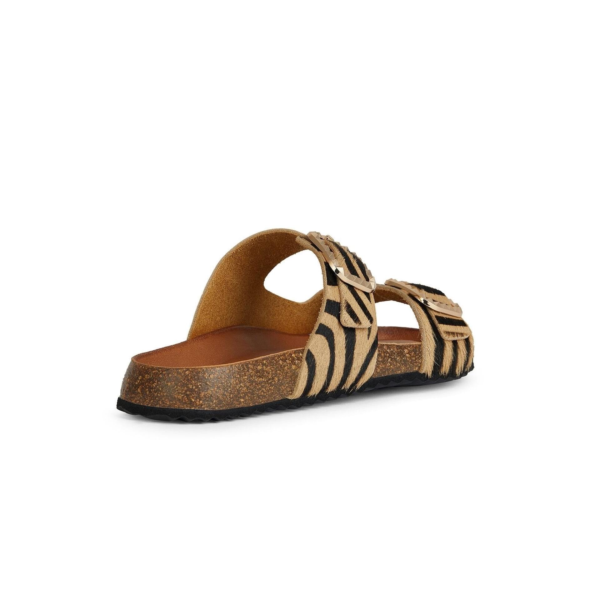 Geox New Brionia B Sandals D45VYC_000QS in Light Sand/Black