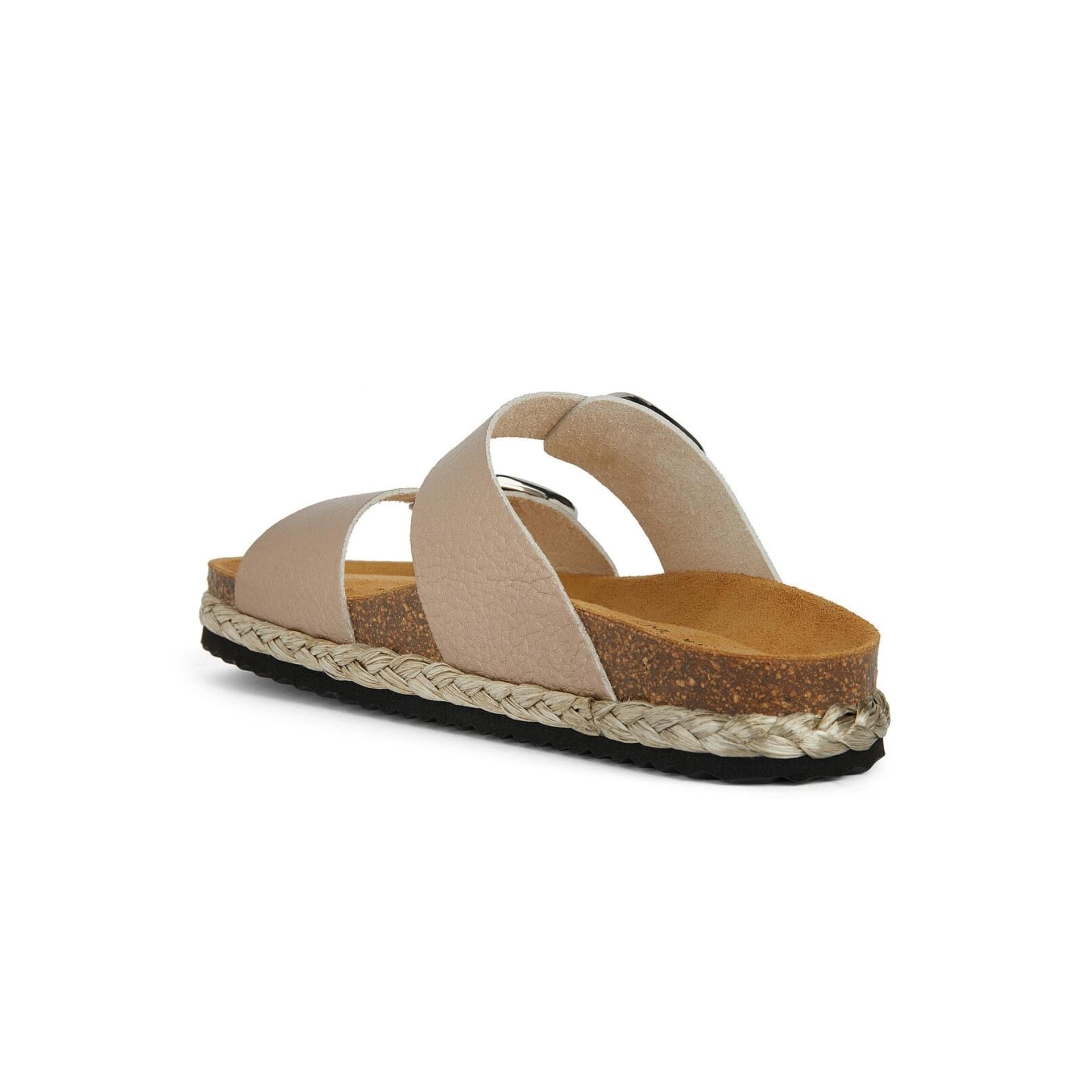 Geox New Brionia High Sandals D45S8A_000BN in Light Bronze