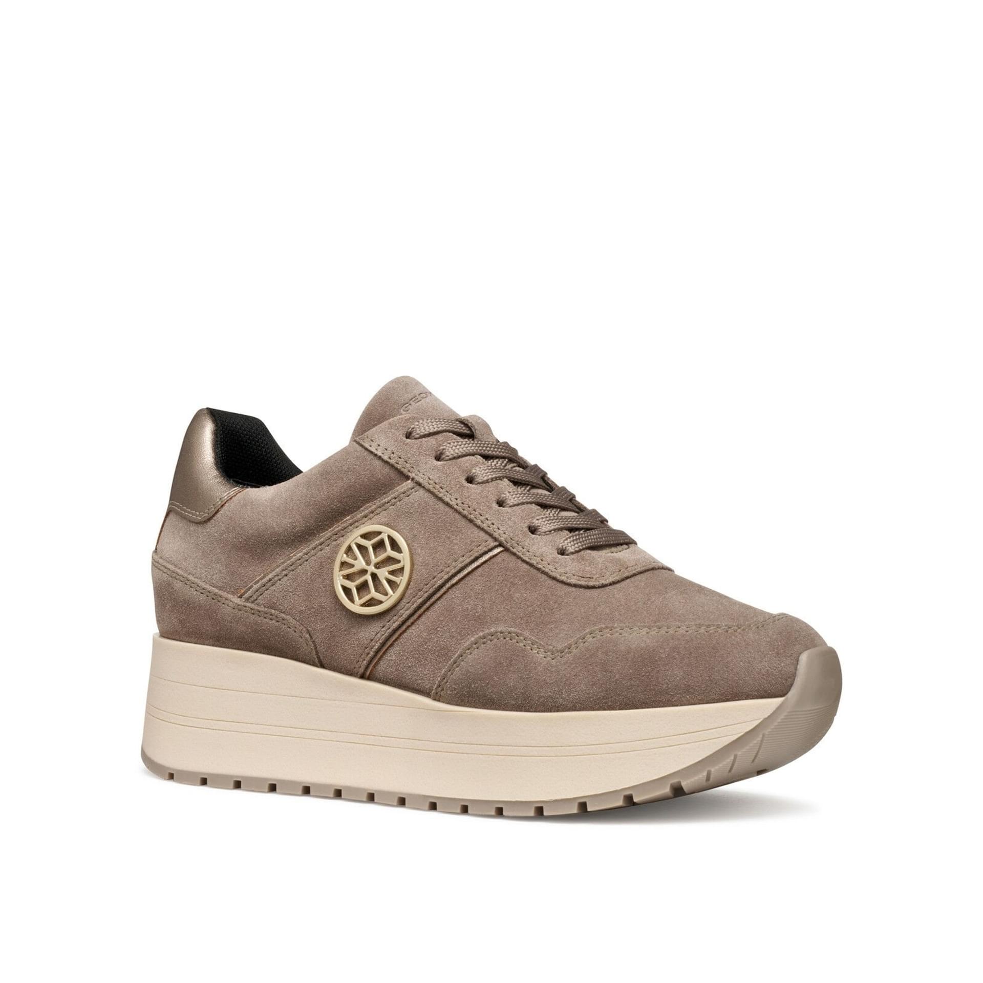 Geox New Kency Sneakers D55MZA_022NF in Taupe/Sand