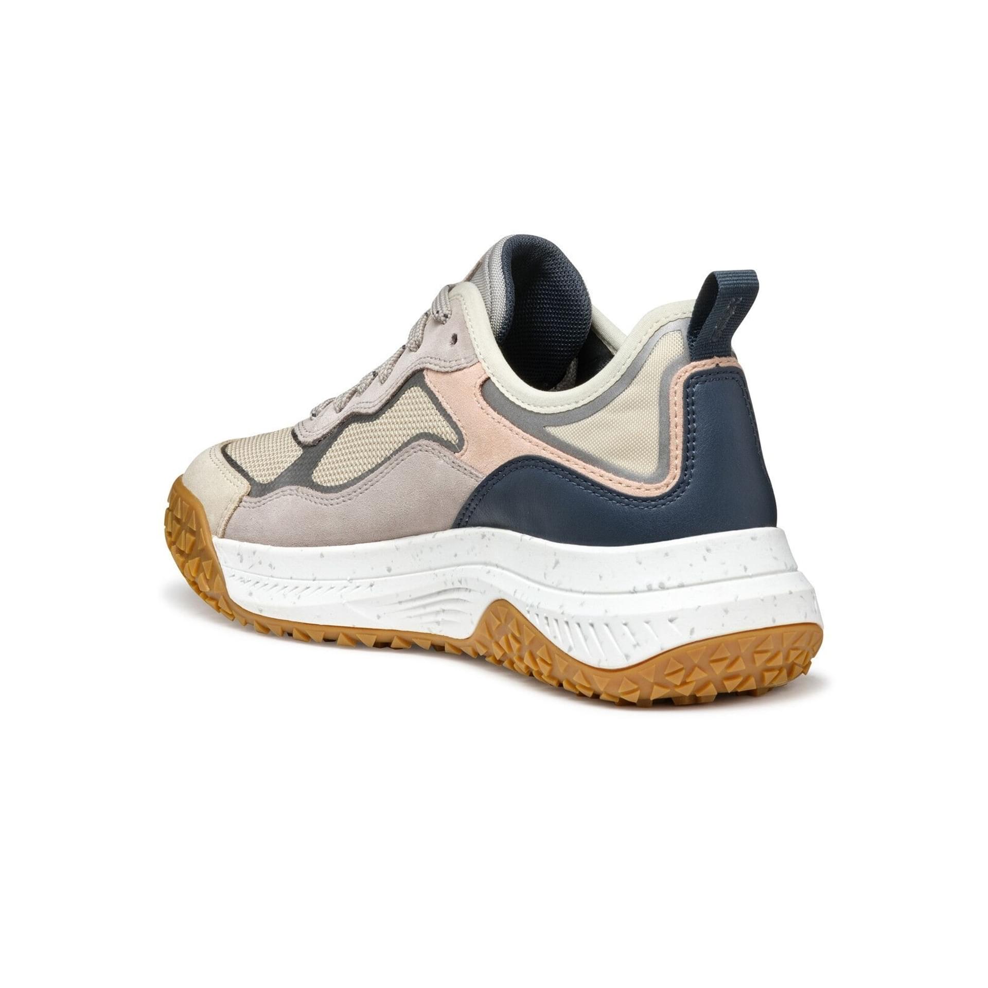 Geox Oliviera + Grip Sneakers D55VNA_0AS22 in Light Taupe/Rock