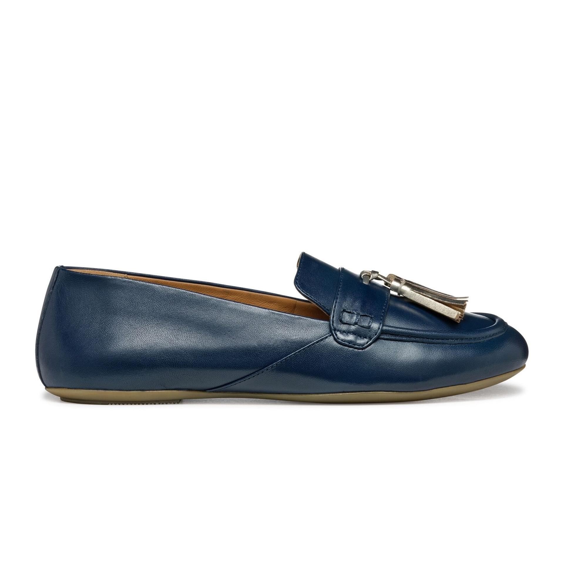 Geox Palmaria Mocassins D55MUB_0TUY2 in Navy/Light Gold