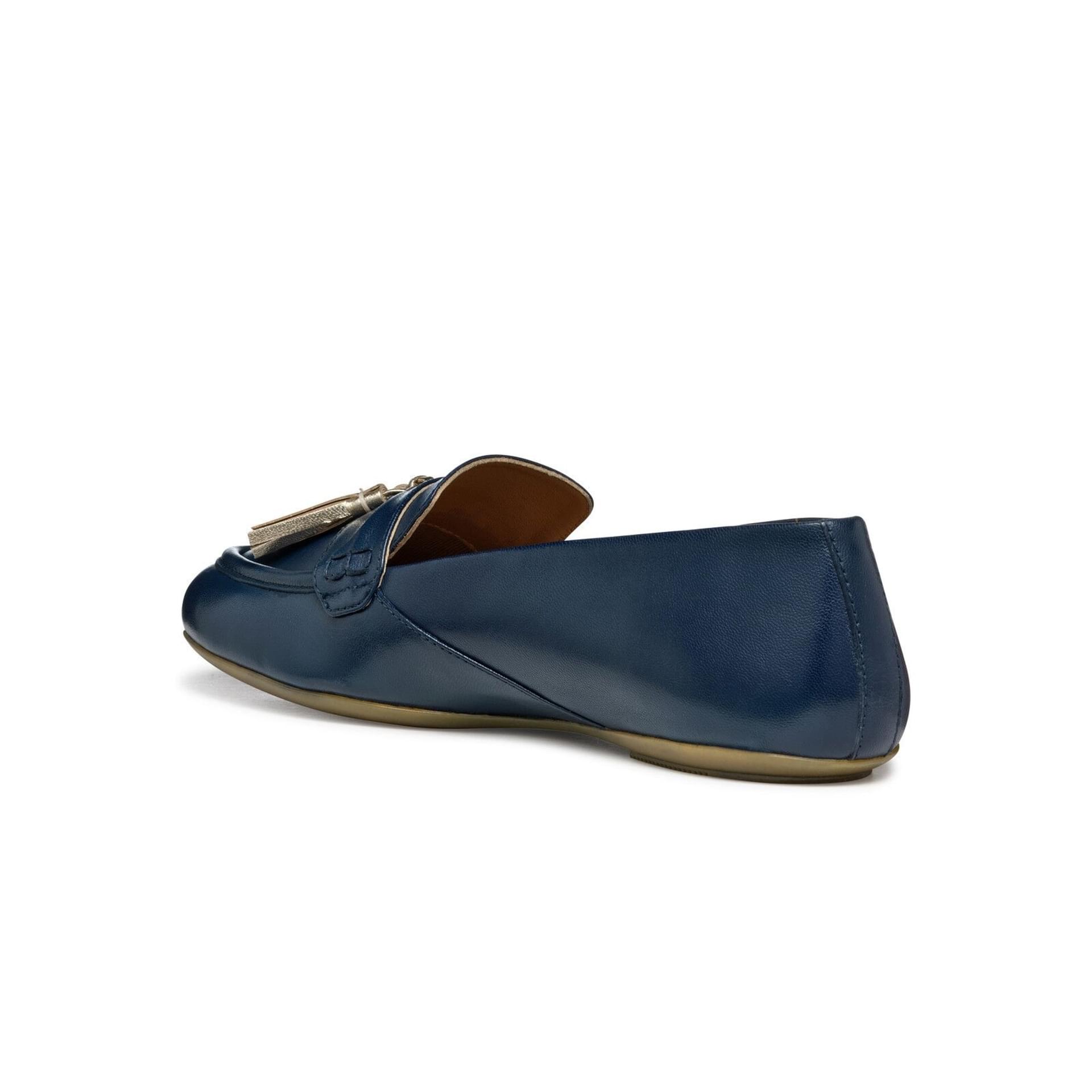 Geox Palmaria Mocassins D55MUB_0TUY2 in Navy/Light Gold