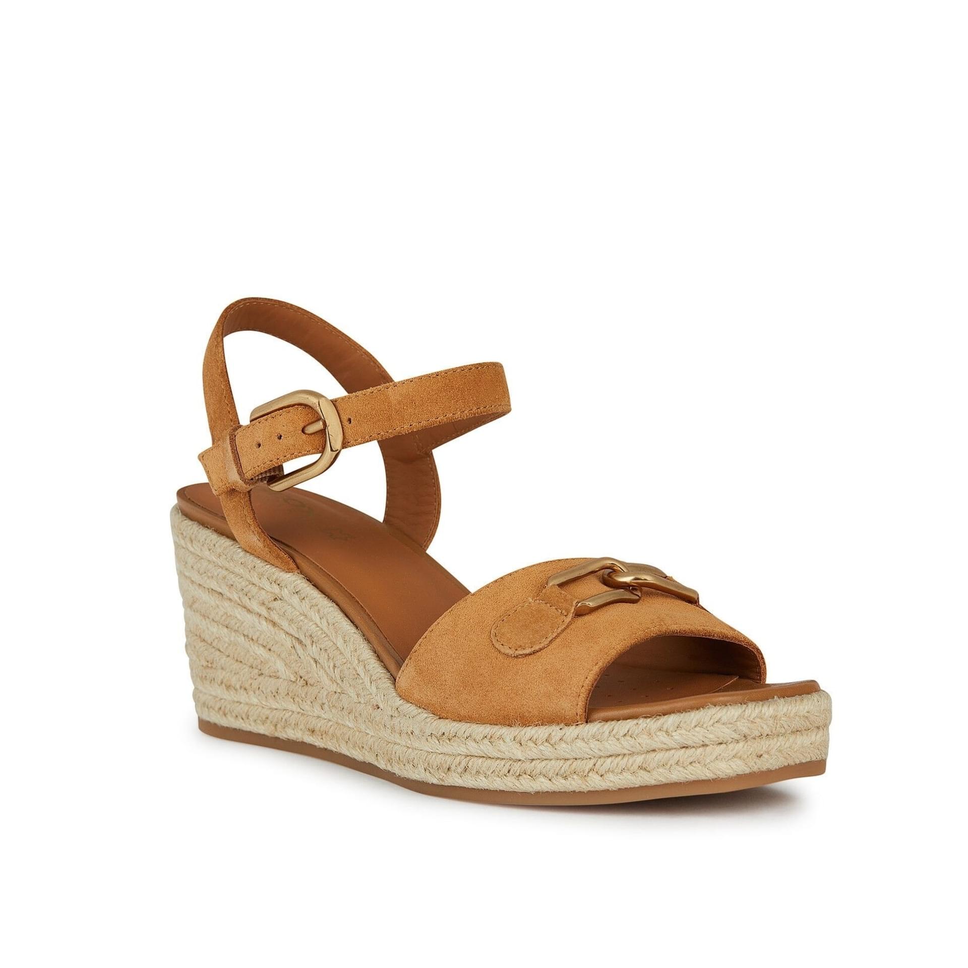 Geox Panarea Sandalen D45UYC_00022 in Cognac