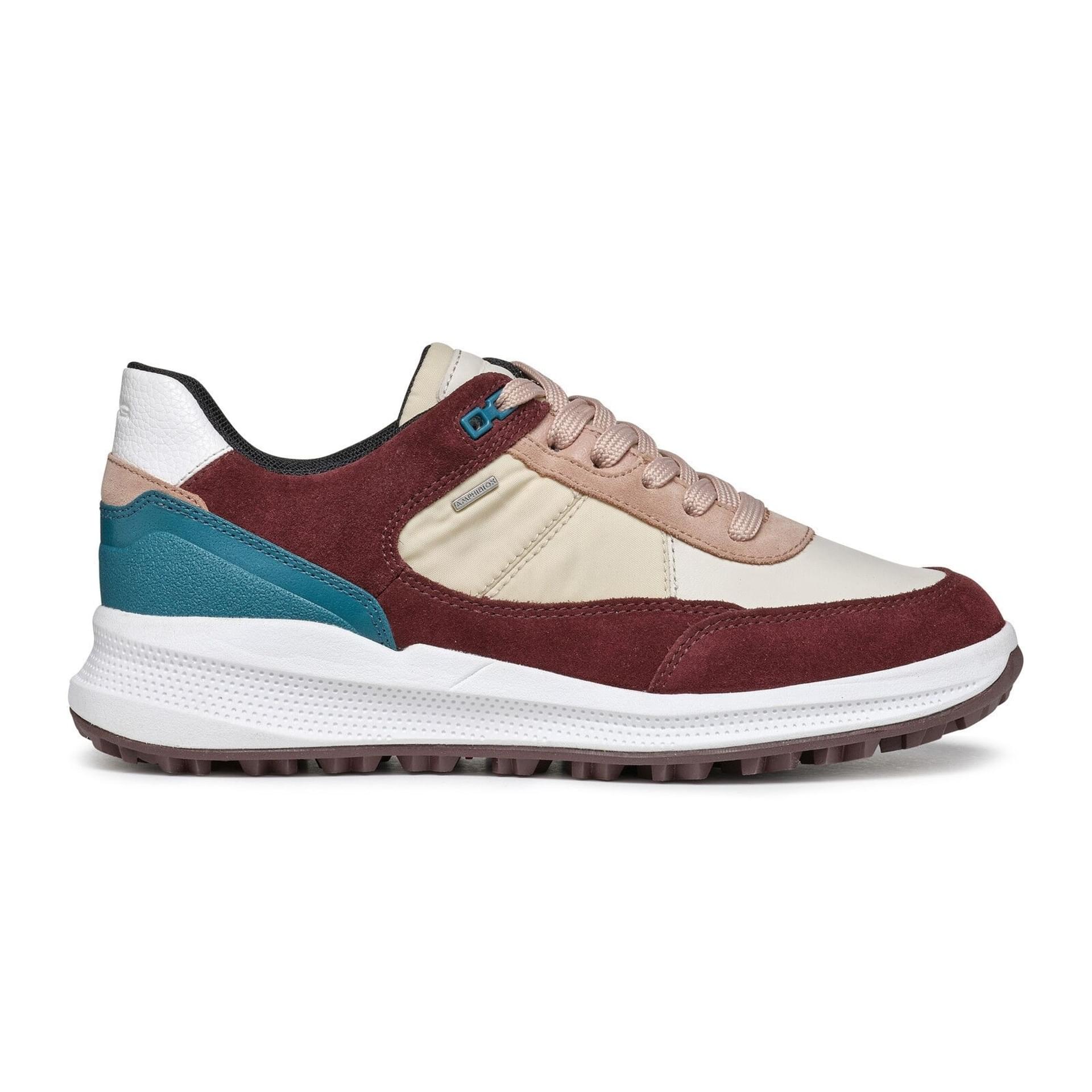 Geox Pg1x B Abx Sneakers D36VRA_02285 in Wine/Cream