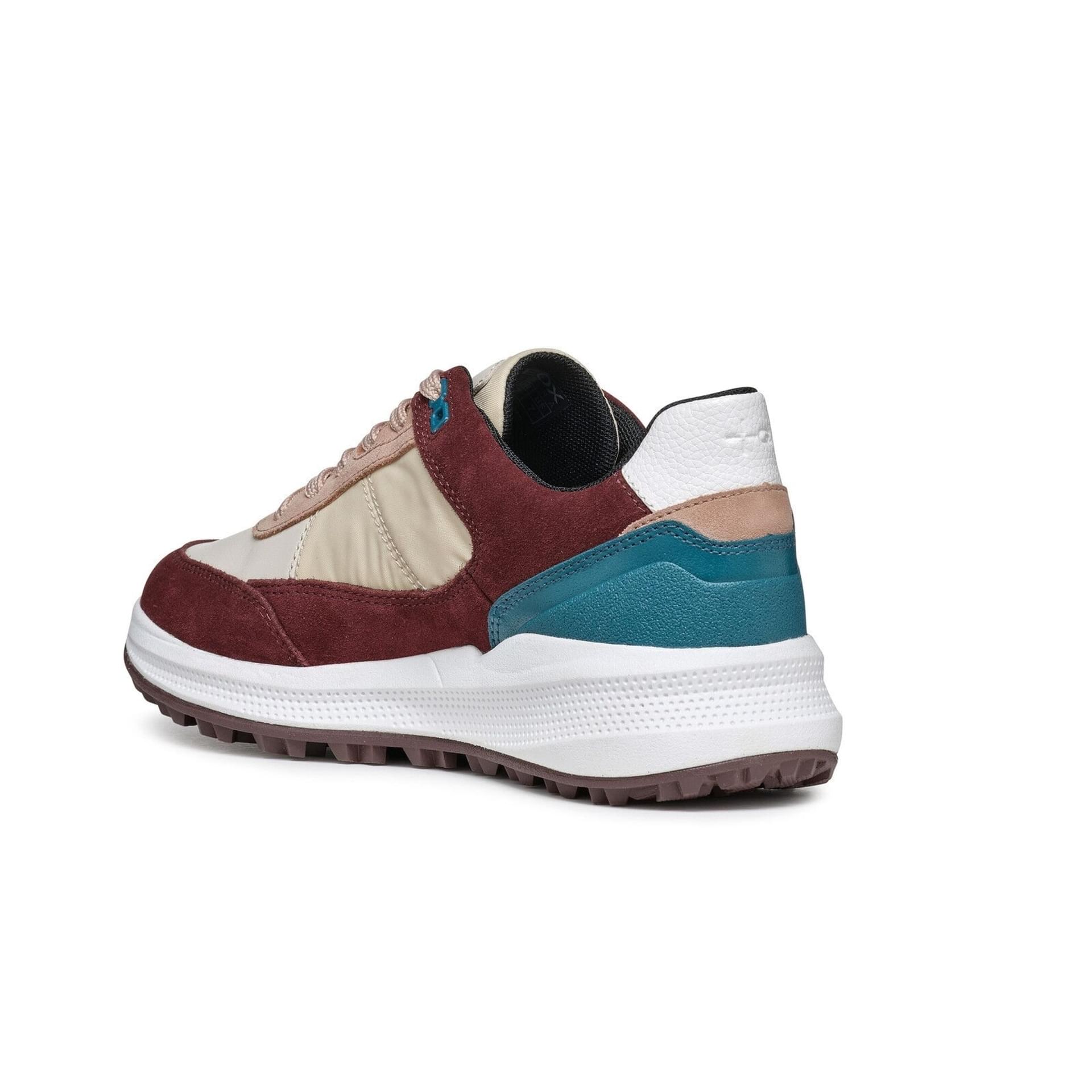 Geox Pg1x B Abx Sneakers D36VRA_02285 in Wine/Cream