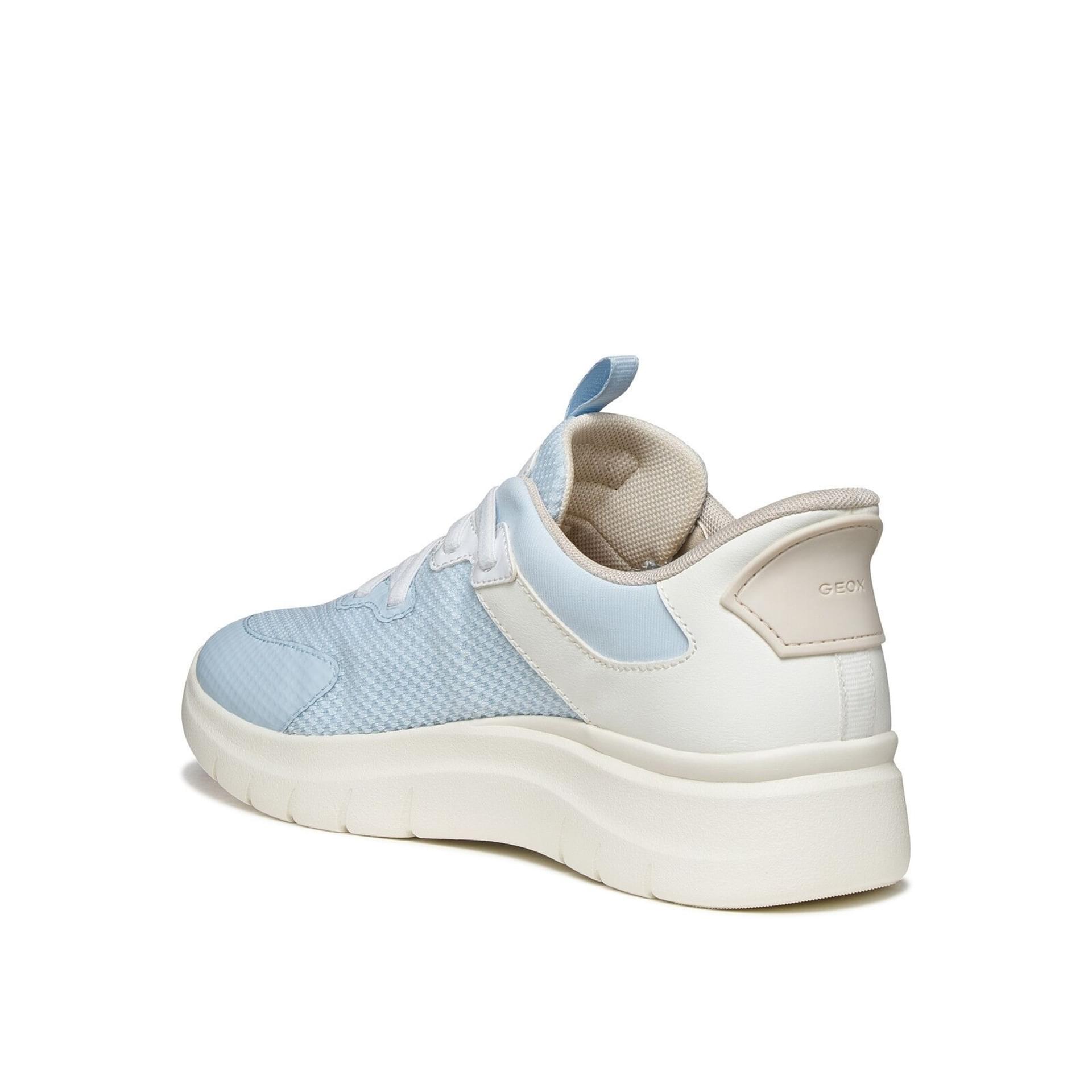 Geox Plummery Plus Sneakers D670JB_01402 in Crystal/White