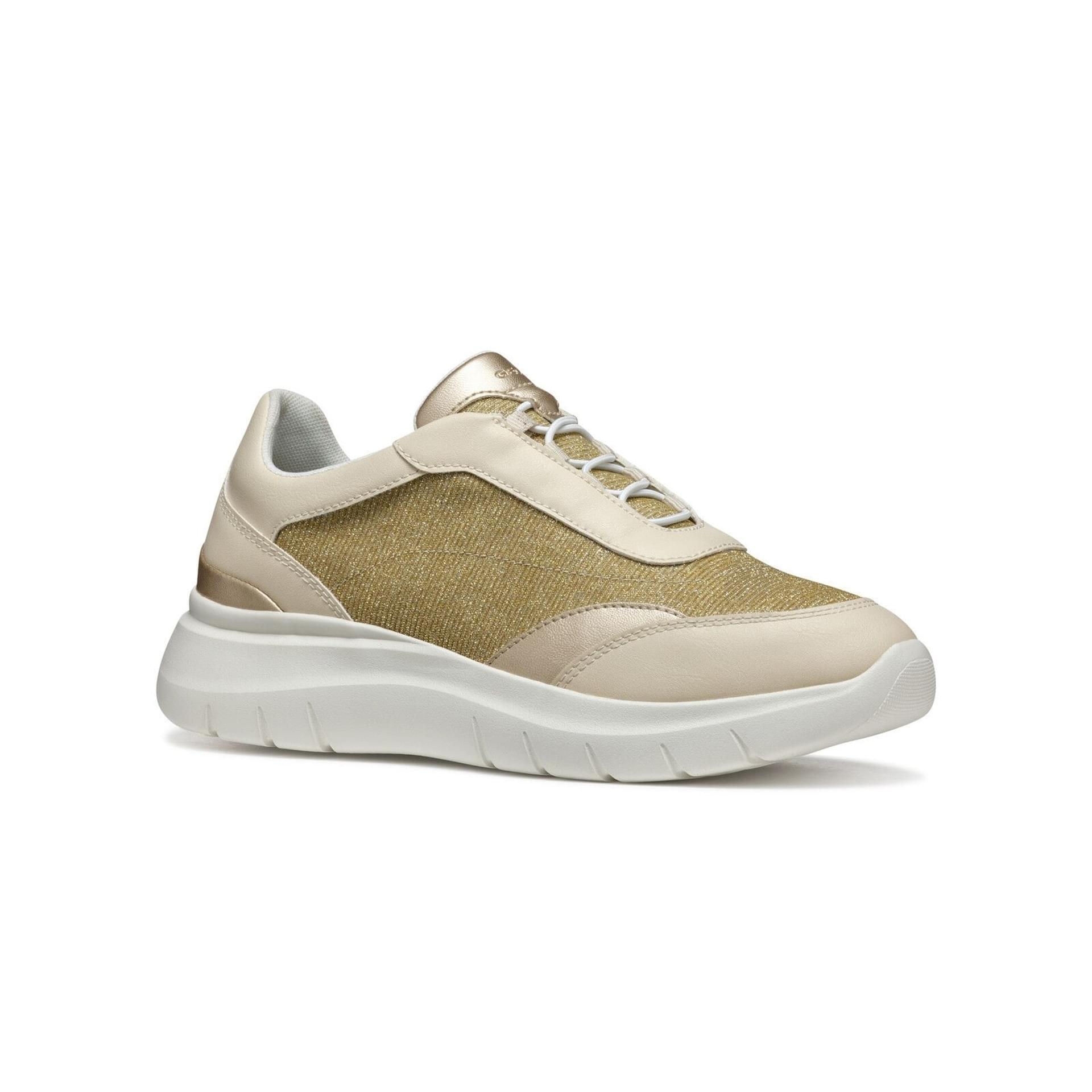 Geox Plummery Sneakers D55YNA_0LYBC in Light Gold/Papyrus