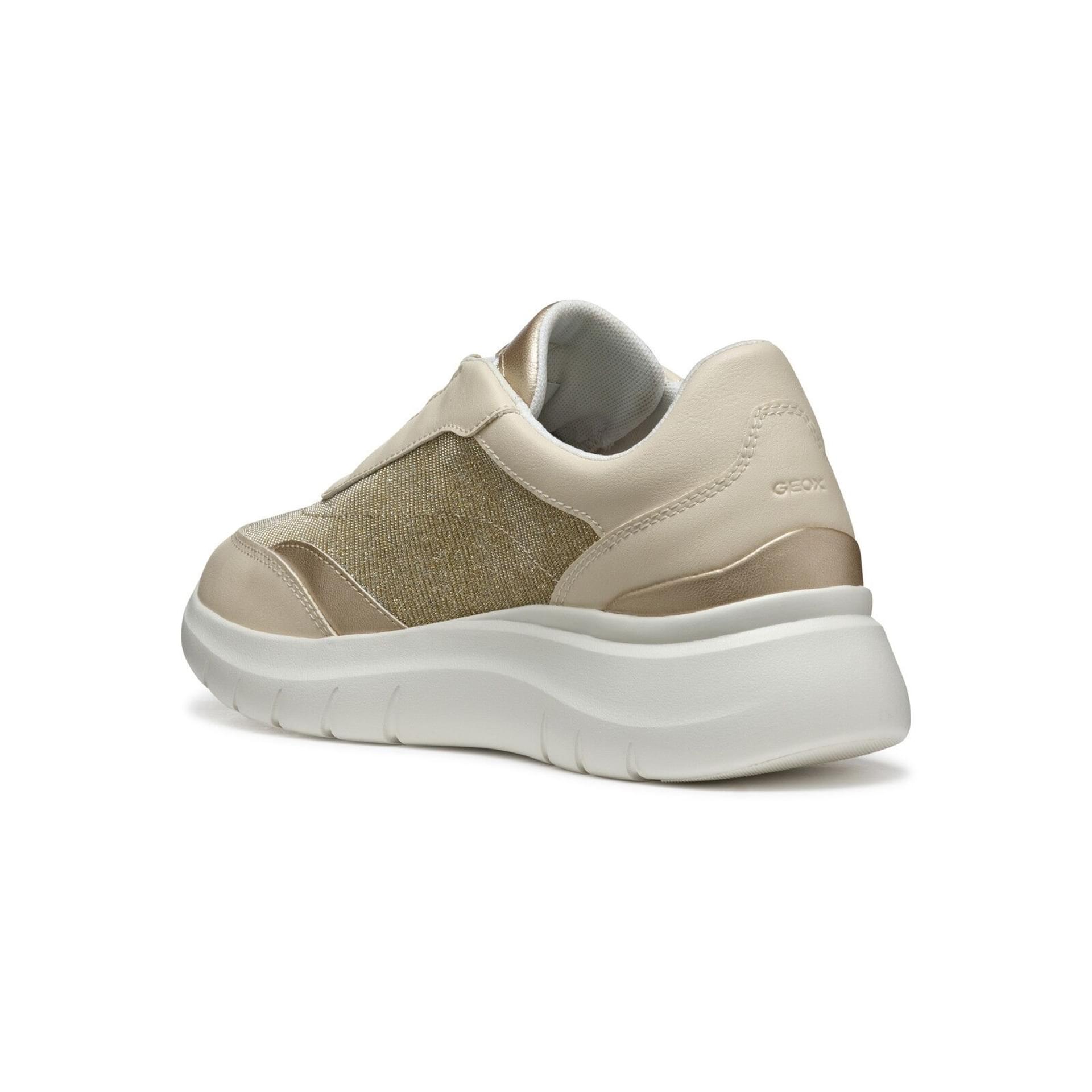 Geox Plummery Sneakers D55YNA_0LYBC in Light Gold/Papyrus