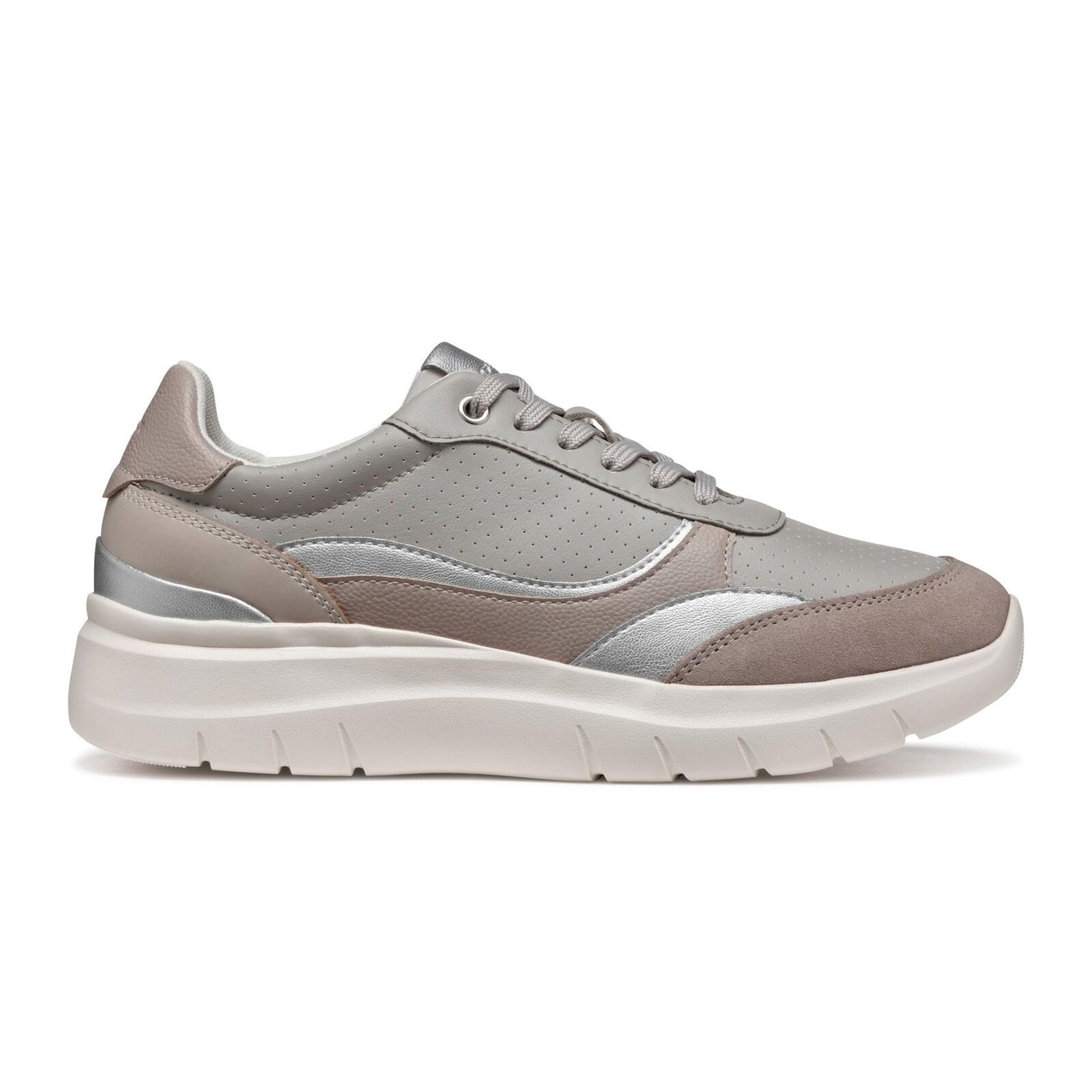 Geox Plummery Sneakers D55YNB_05422 in Light Grey