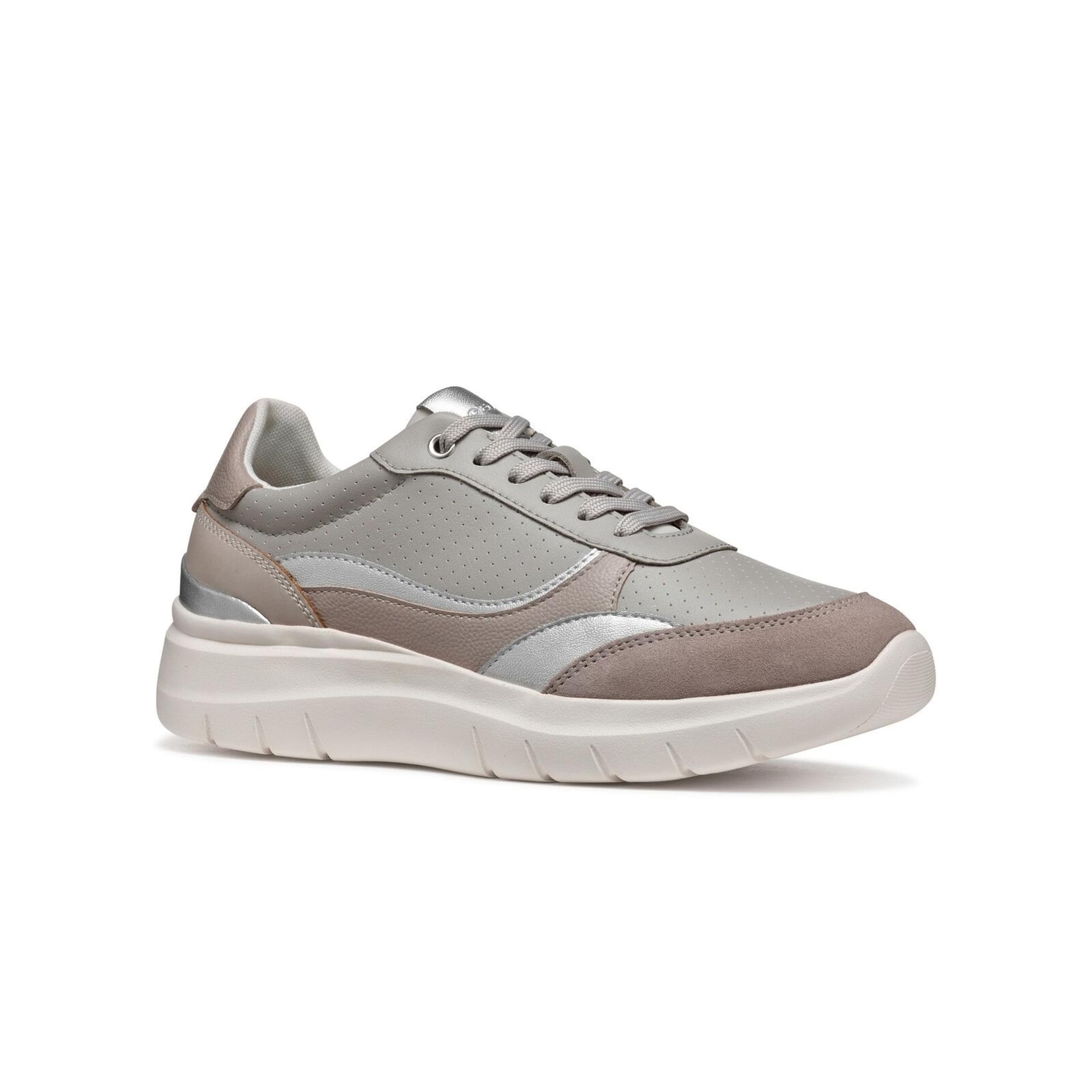 Geox Plummery Sneakers D55YNB_05422 in Light Grey