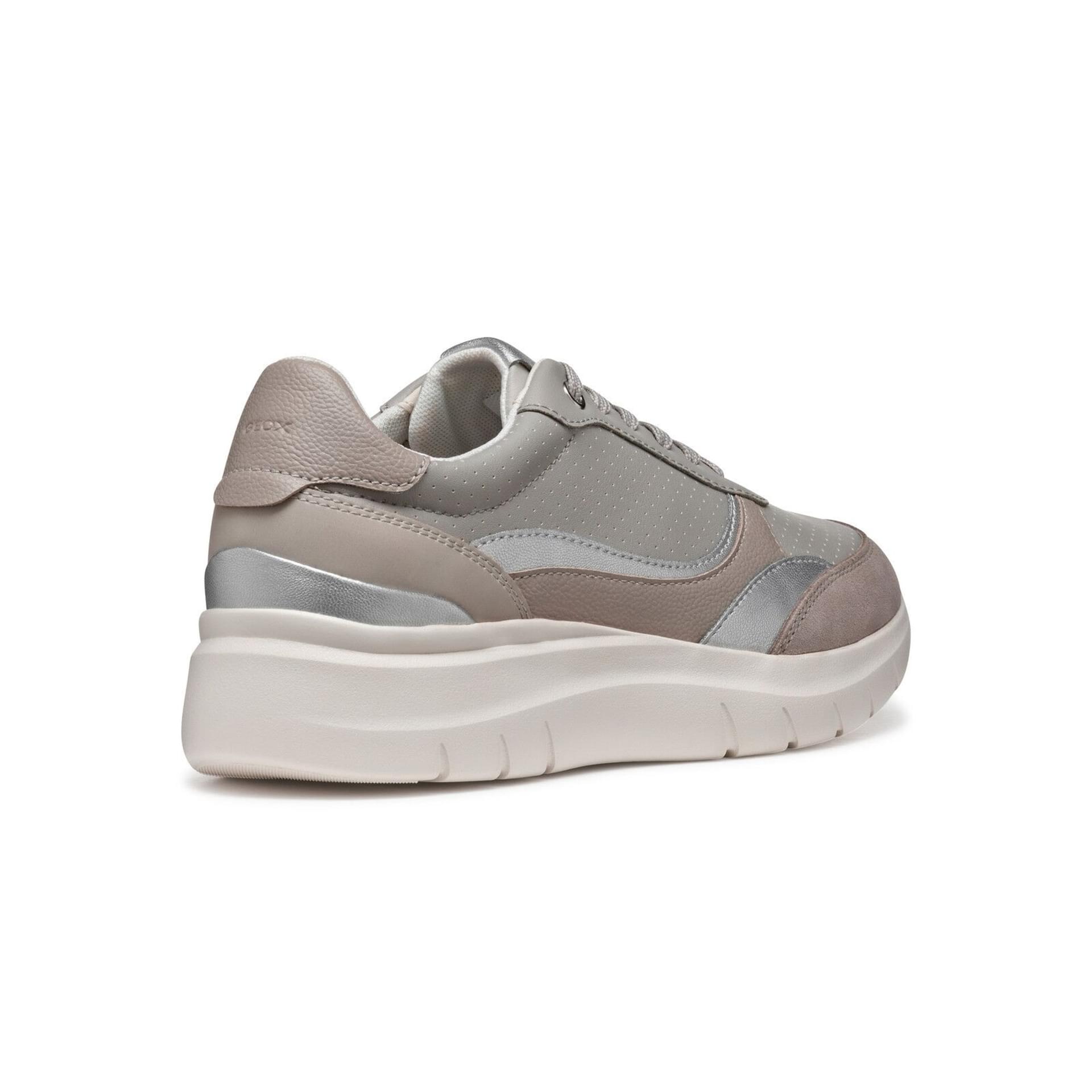 Geox Plummery Sneakers D55YNB_05422 in Light Grey