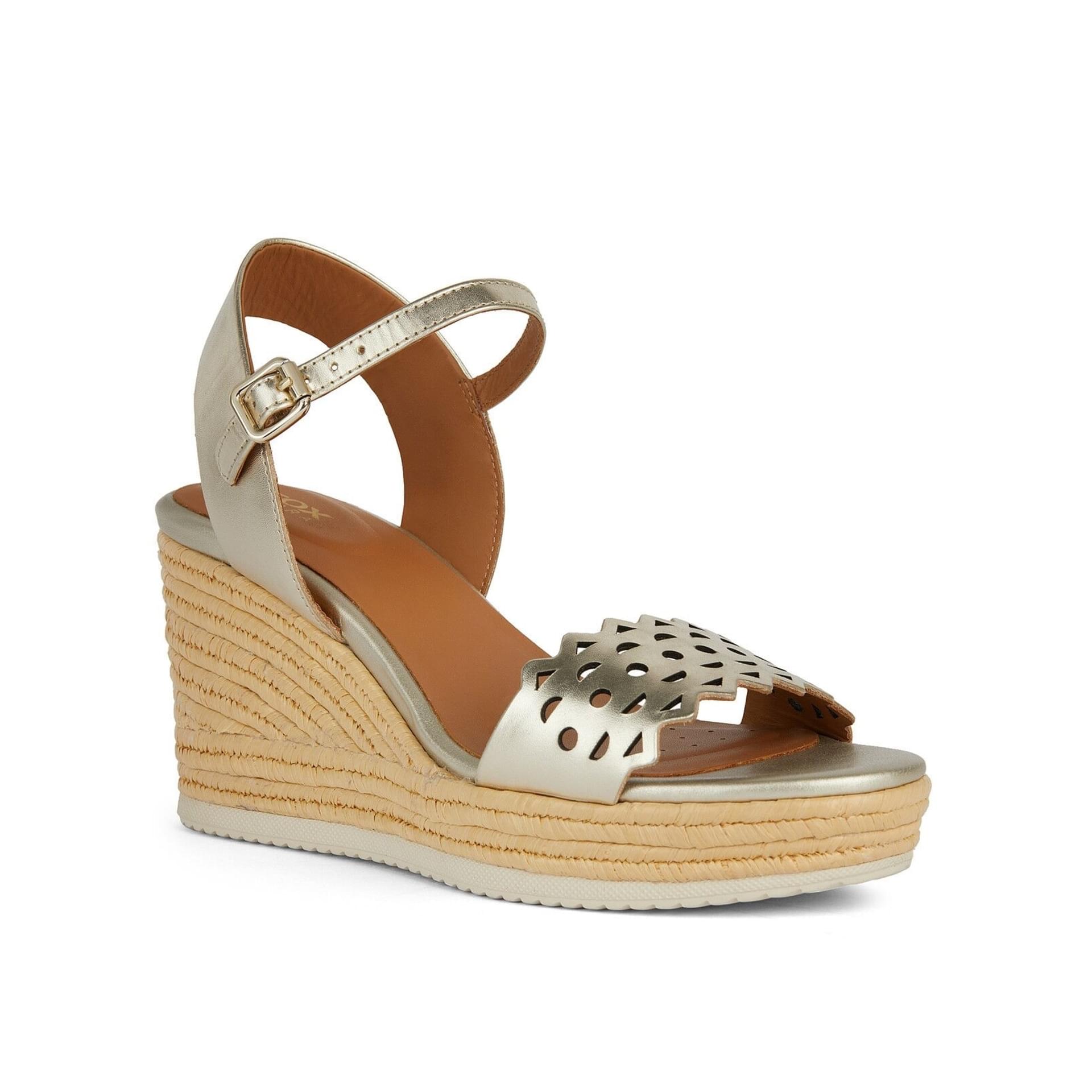 Geox Ponza Sandals D45GVA_000CF in Light Gold