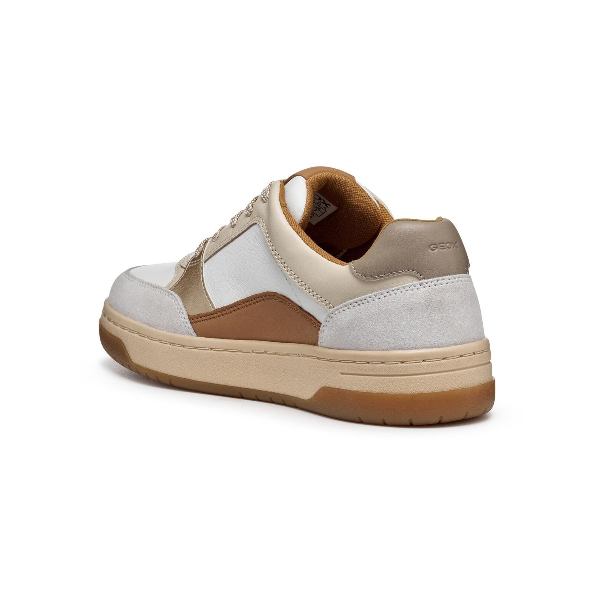 Geox Sedral Court Sneakers D564QB_08522 in White/Beige