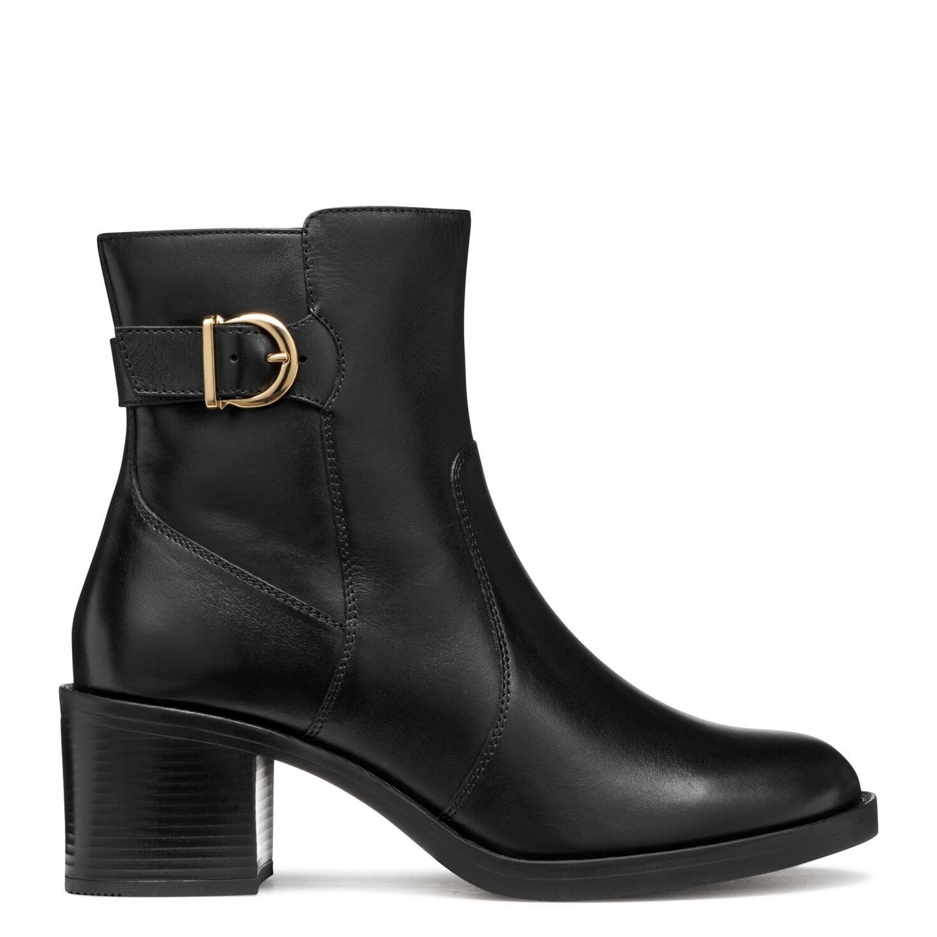 Geox Serilda 60 Enkellaarsjes D56XXA_00043 in Black