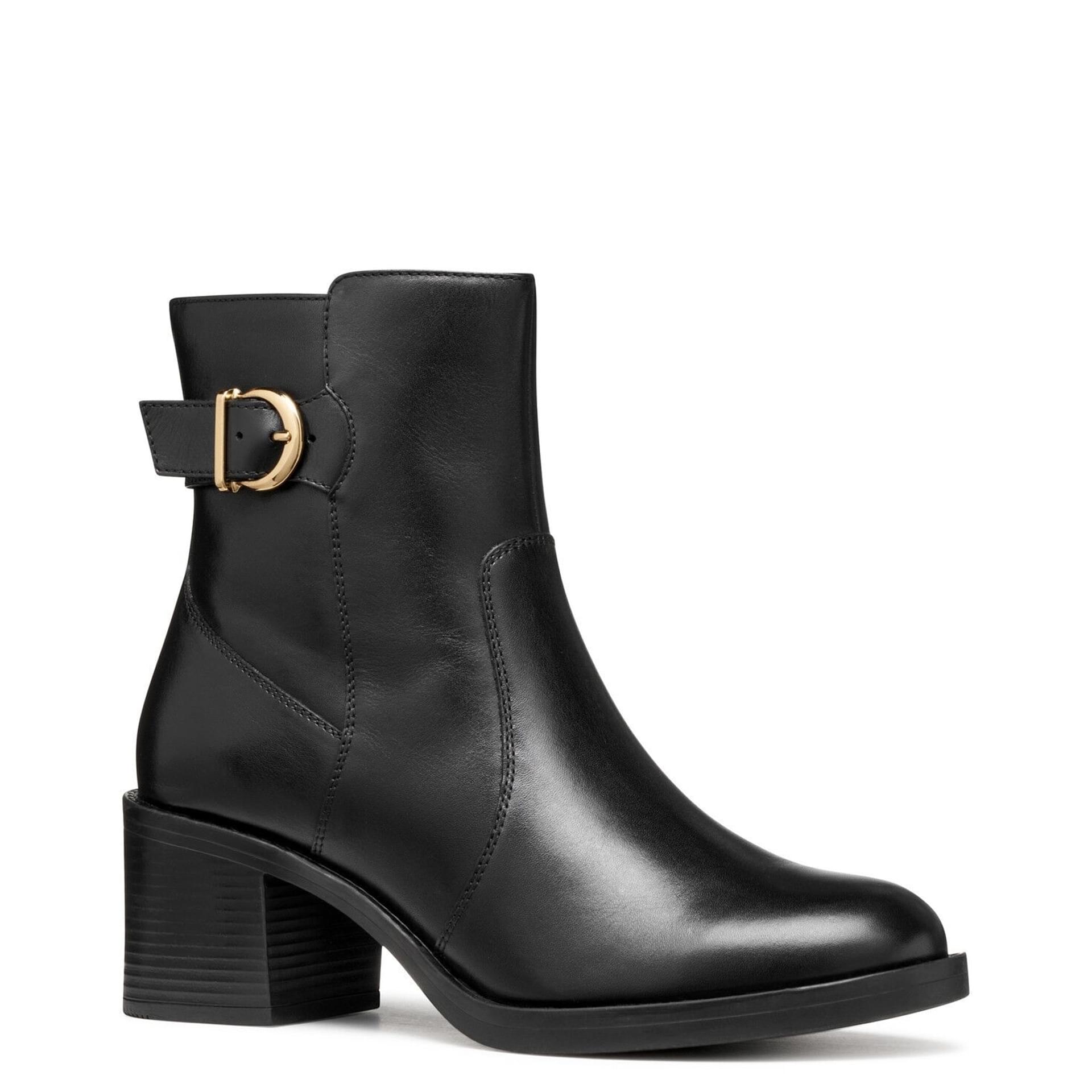 Geox Serilda 60 Enkellaarsjes D56XXA_00043 in Black