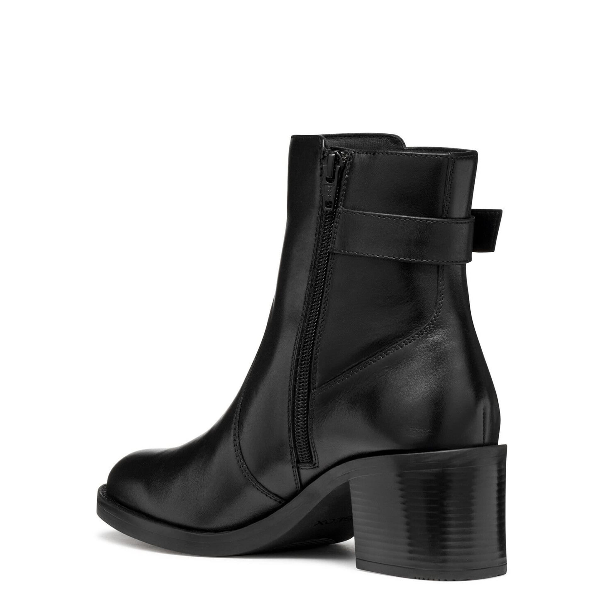 Geox Serilda 60 Enkellaarsjes D56XXA_00043 in Black