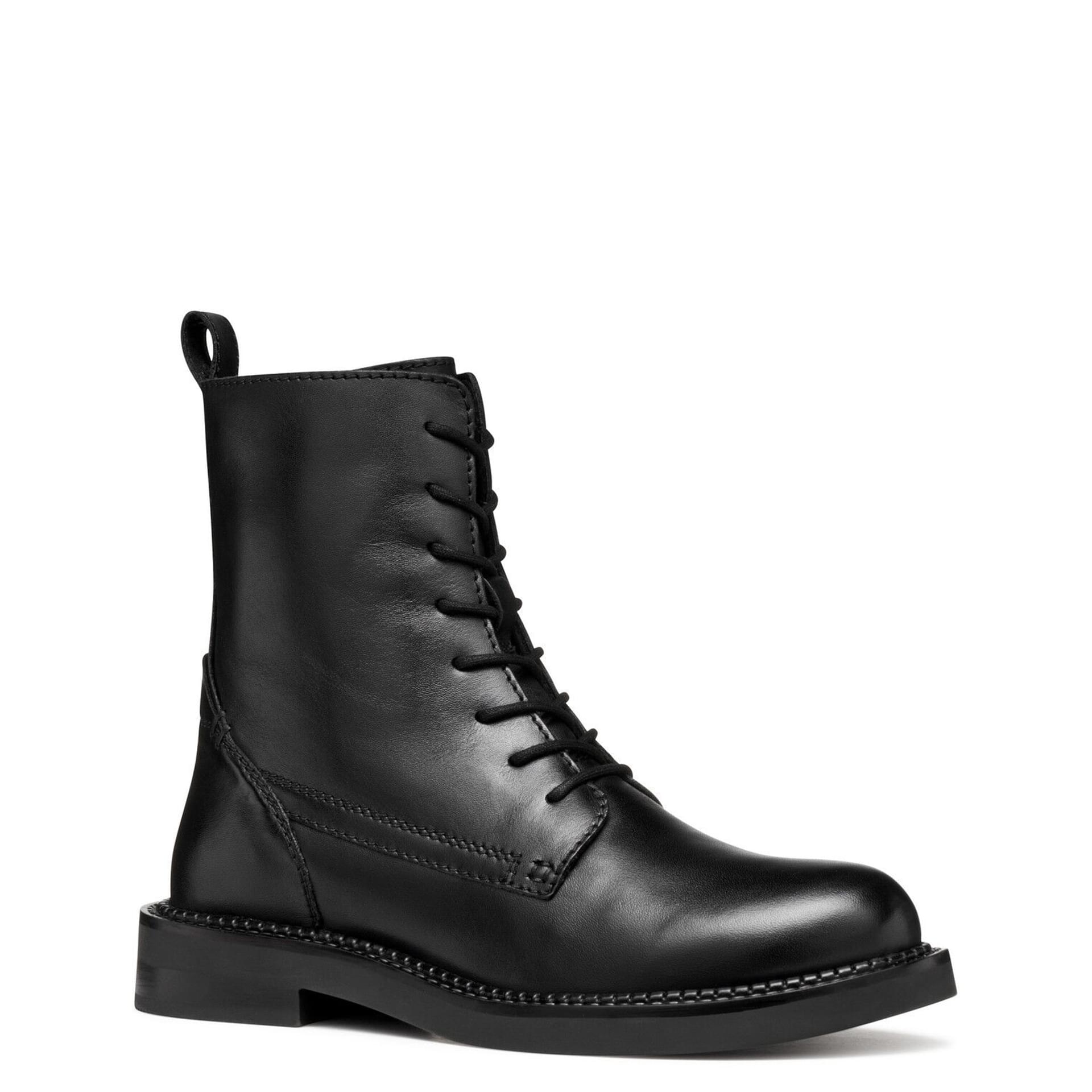 Geox Serilda Enkellaarsjes D56WYG_00043 in Black