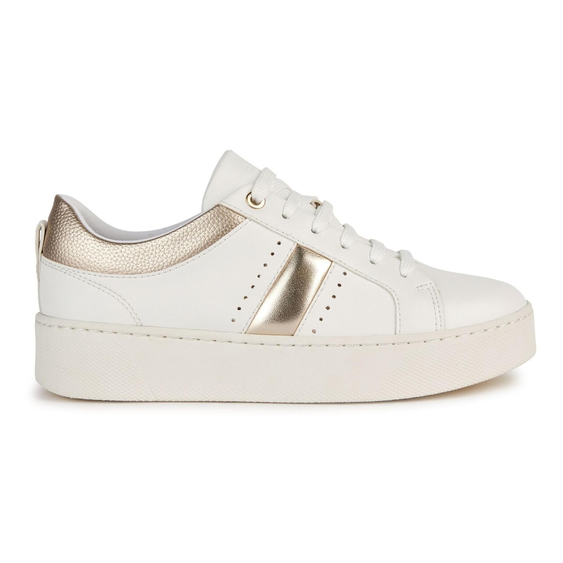 Geox Skyely Sneakers D35QXA_0BC7B in White/Light Gold