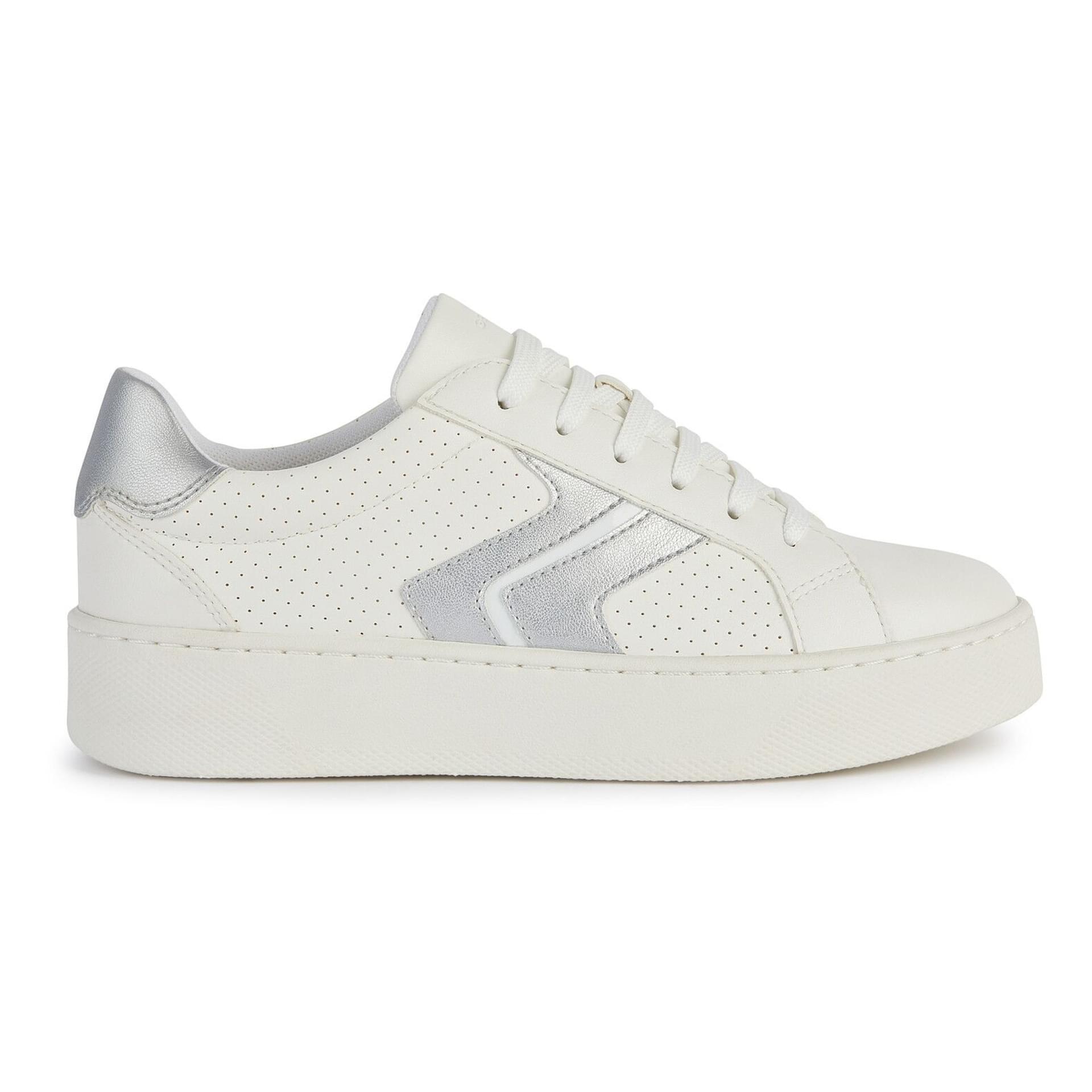 Geox Skyely Sneakers D45QXA_054AJ in Optic White/Silver