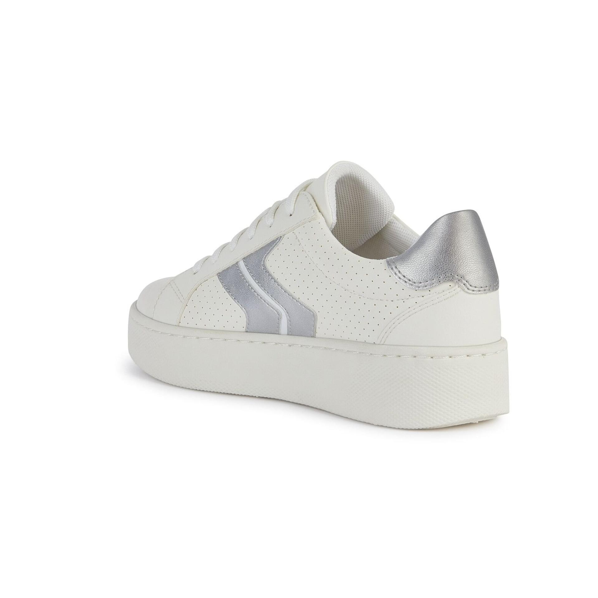 Geox Skyely Sneakers D45QXA_054AJ in Optic White/Silver