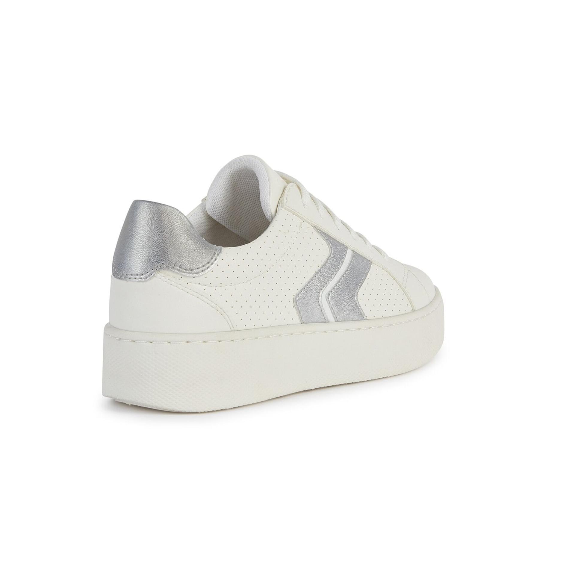 Geox Skyely Sneakers D45QXA_054AJ in Optic White/Silver