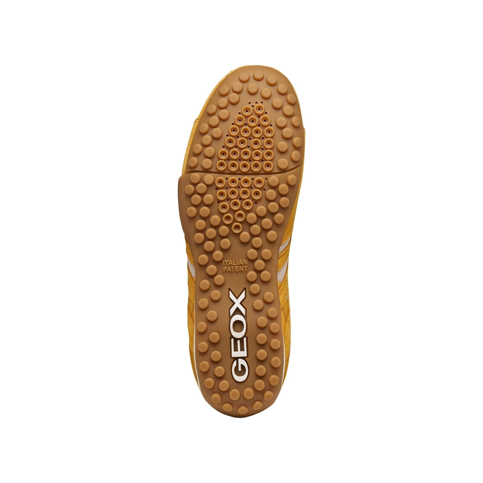 Geox Snake Original Sneakers D65B0A_01420 in Yellow/Papyrus