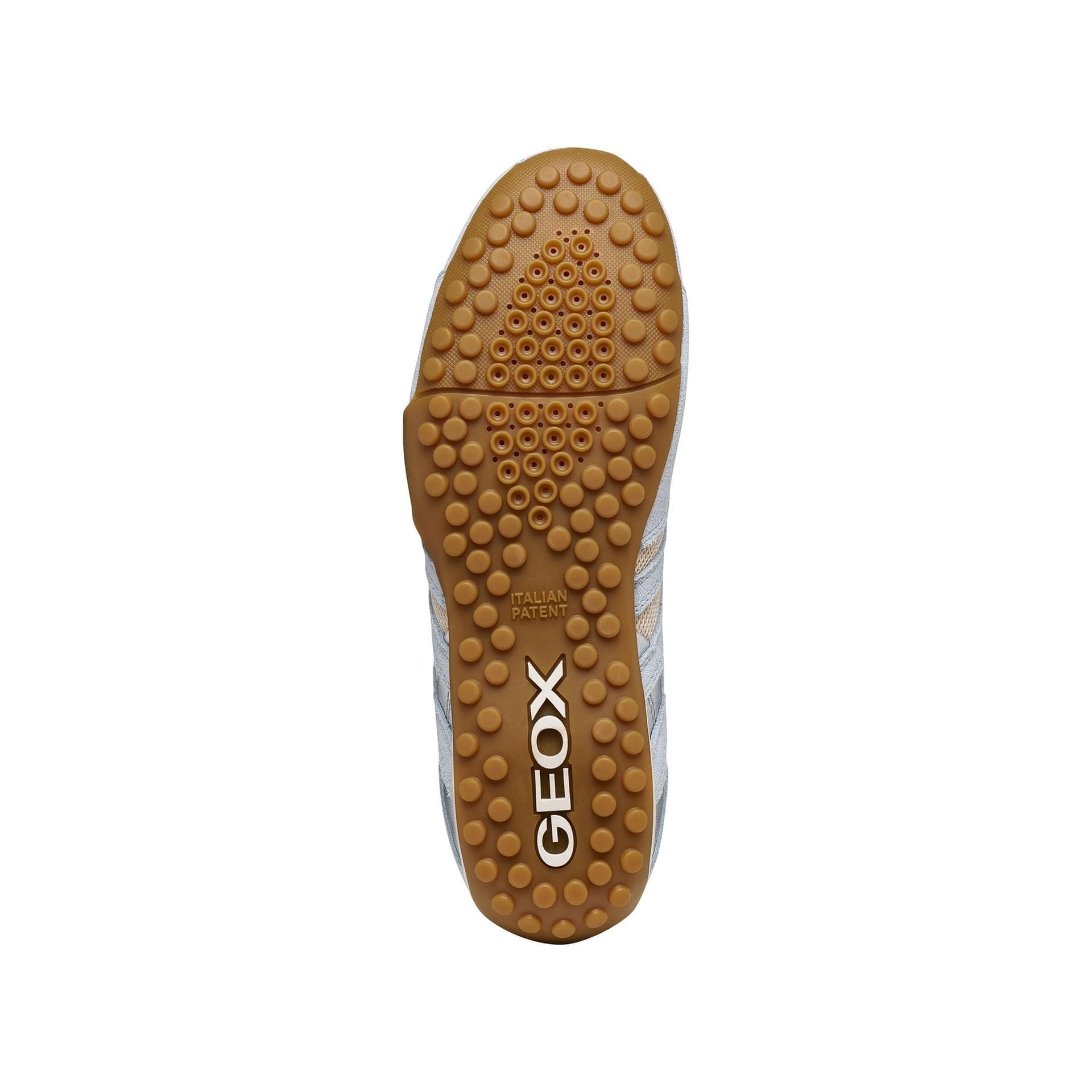 Geox Snake Original Sneakers in Papyrus/Crystal, semelle (SKU D65B0A_01422--C1S0B)