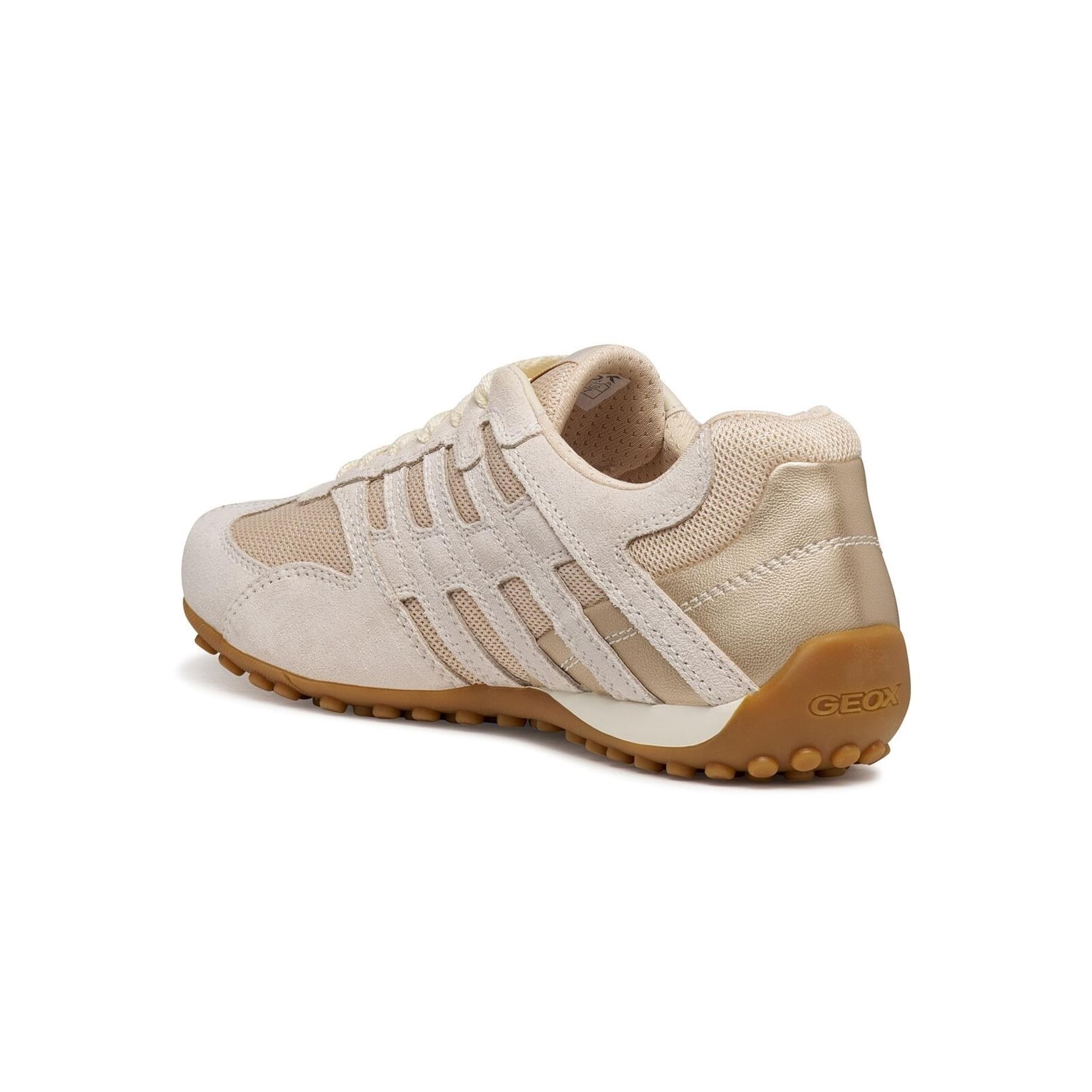 Geox Snake Original Sneakers D65B0A_01422 in Papyrus/Light Sand