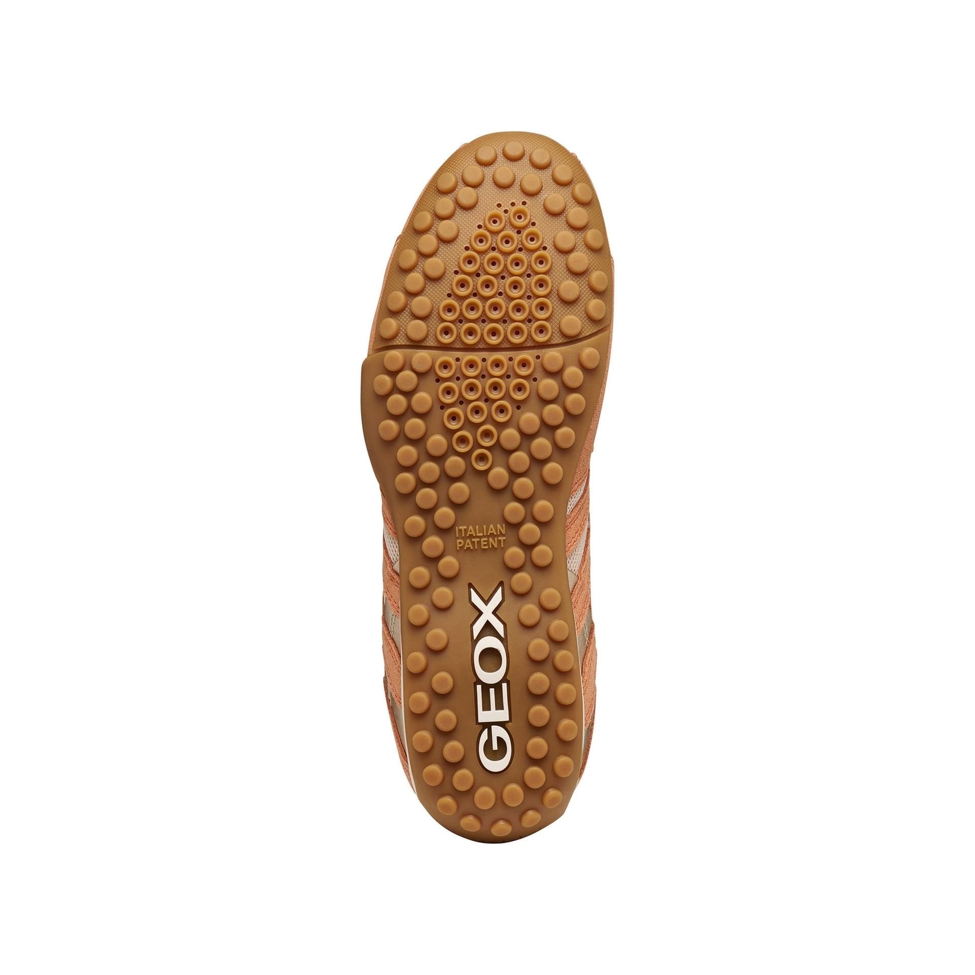 Geox Snake Original Sneakers D65B0A_01422 in Papyrus/Peach