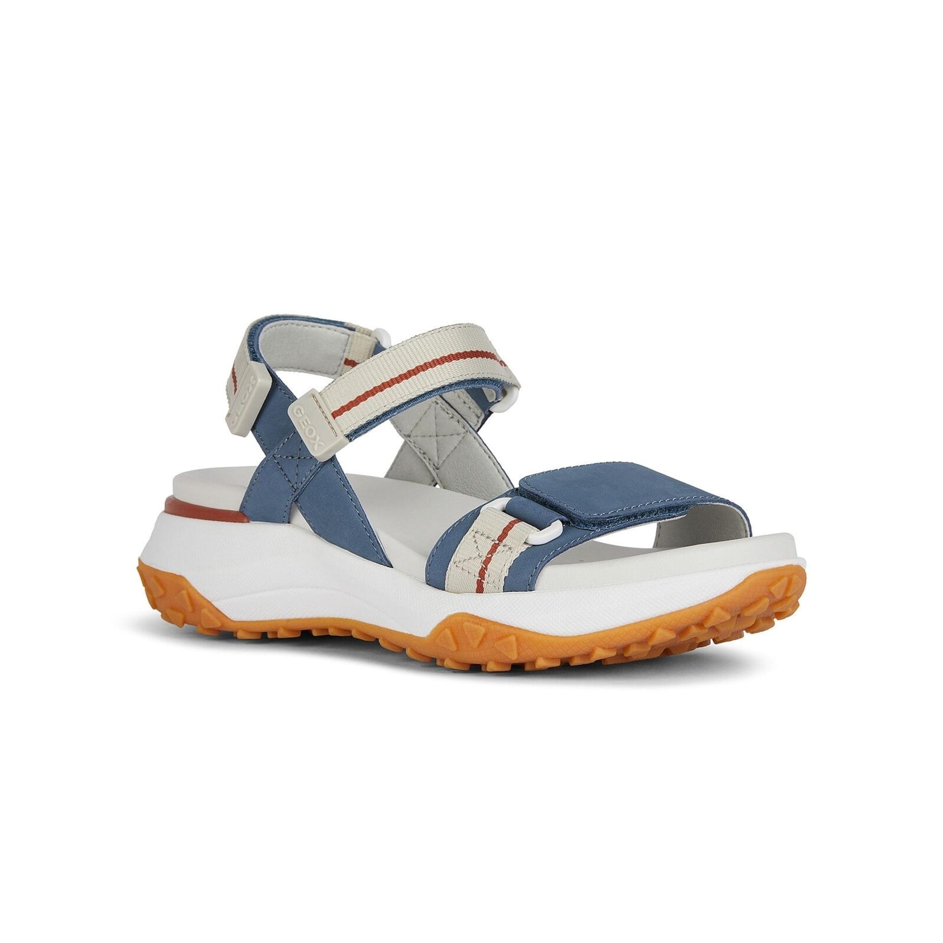 Geox Sorapis + Grip Sandalen D35TBB_03211 in Avio/Off White