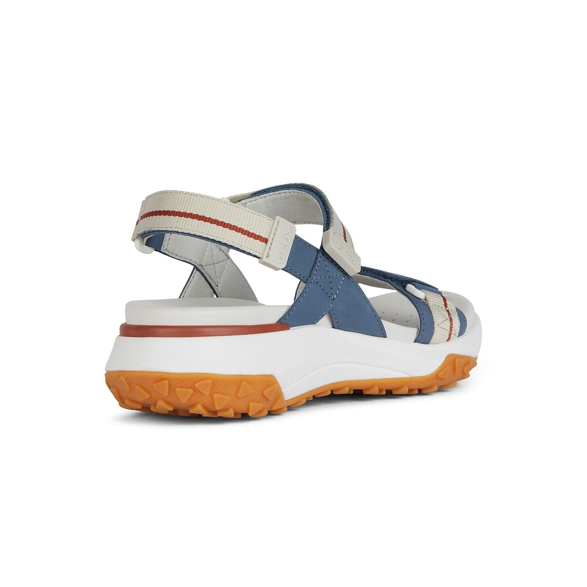 Geox Sorapis + Grip Sandalen D35TBB_03211 in Avio/Off White