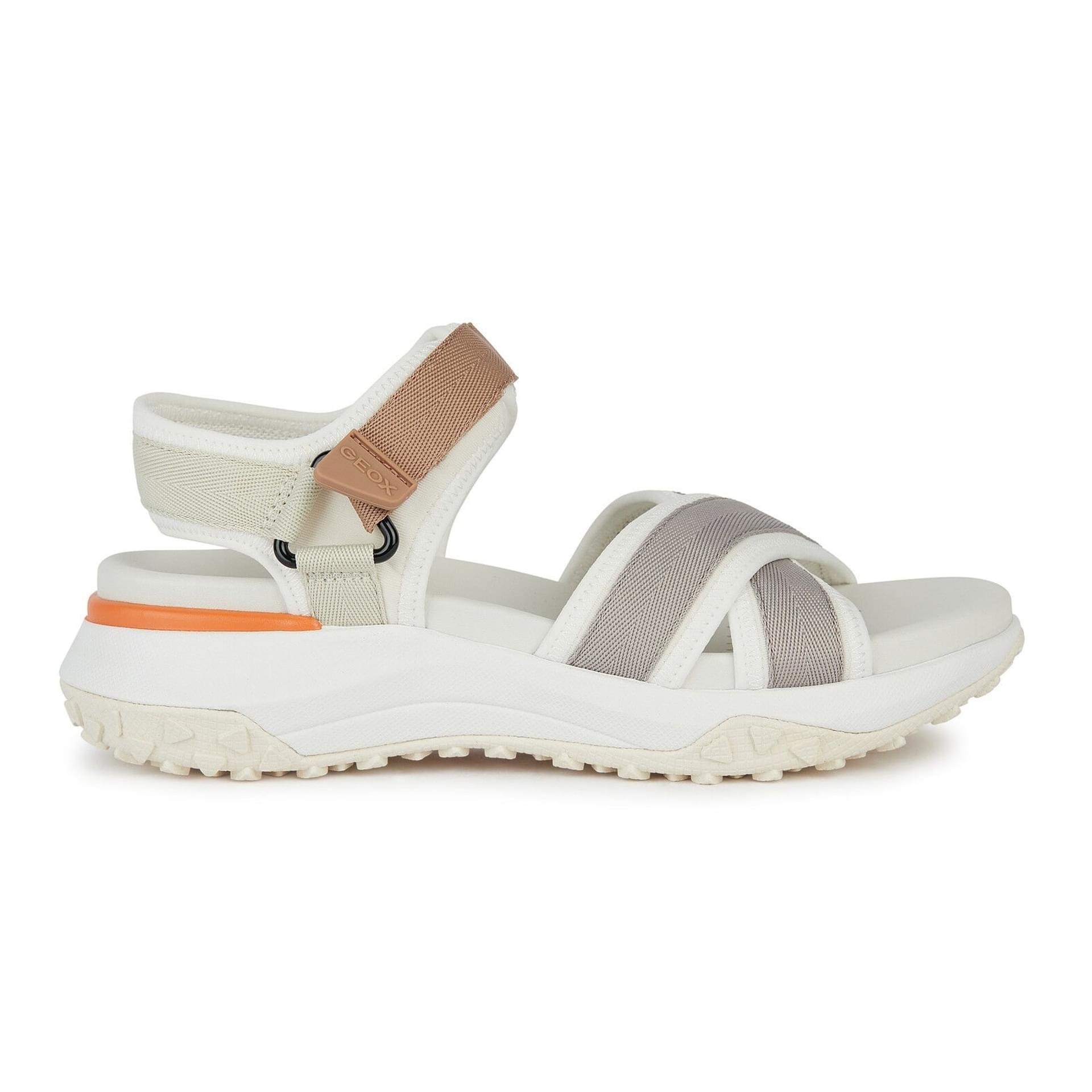 Geox Sorapis + Grip Sandals D45TBA_01511 in White/Light Grey