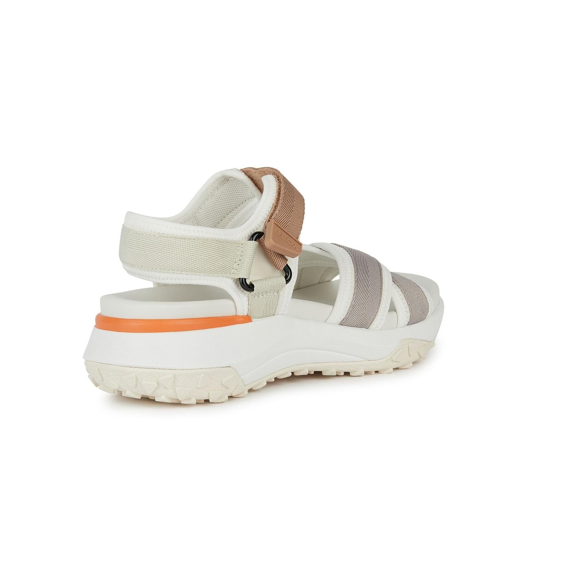 Geox Sorapis + Grip Sandals D45TBA_01511 in White/Light Grey