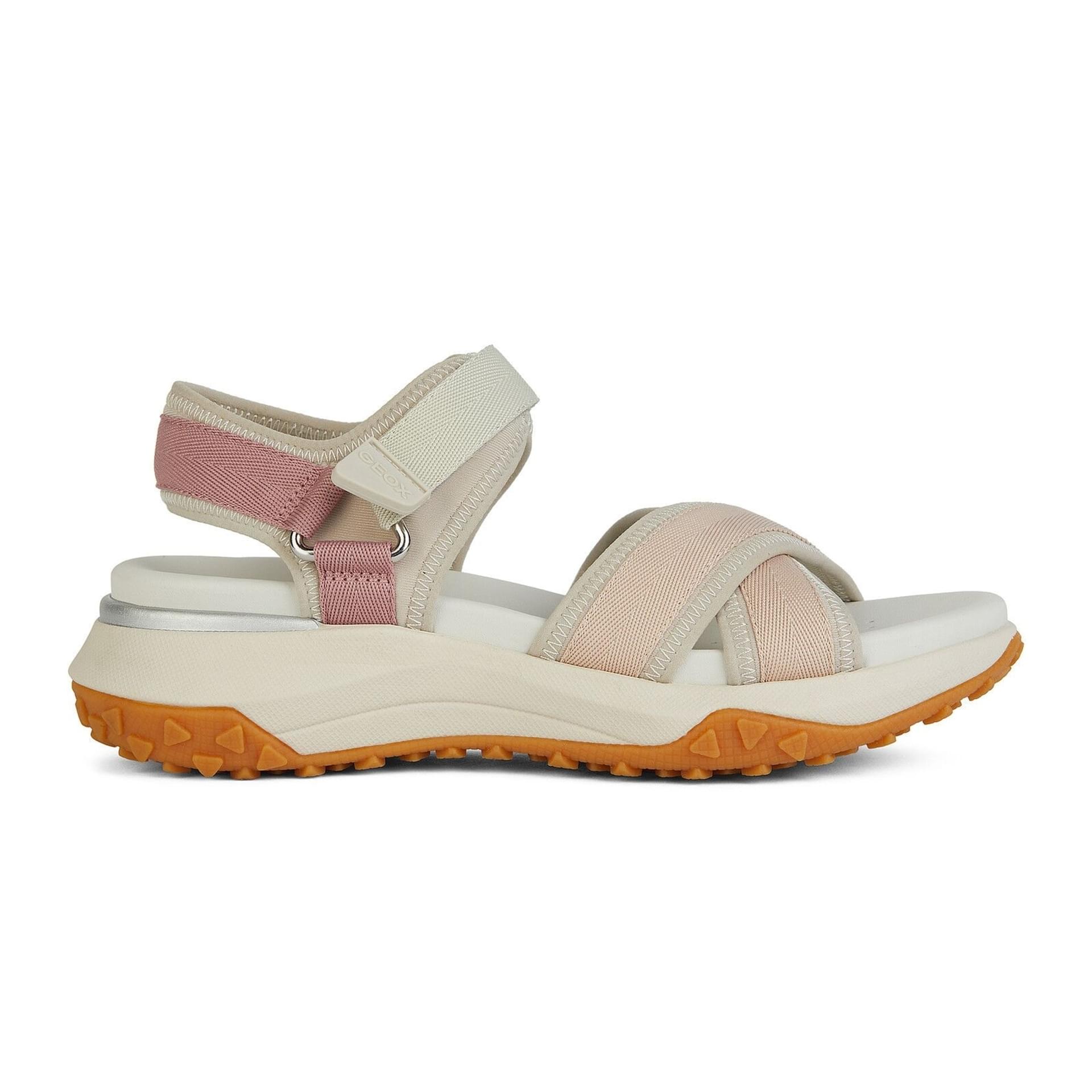 Geox Sorapis + Grip Sandals D45TBA_01511 in Light Sand/Light Rose