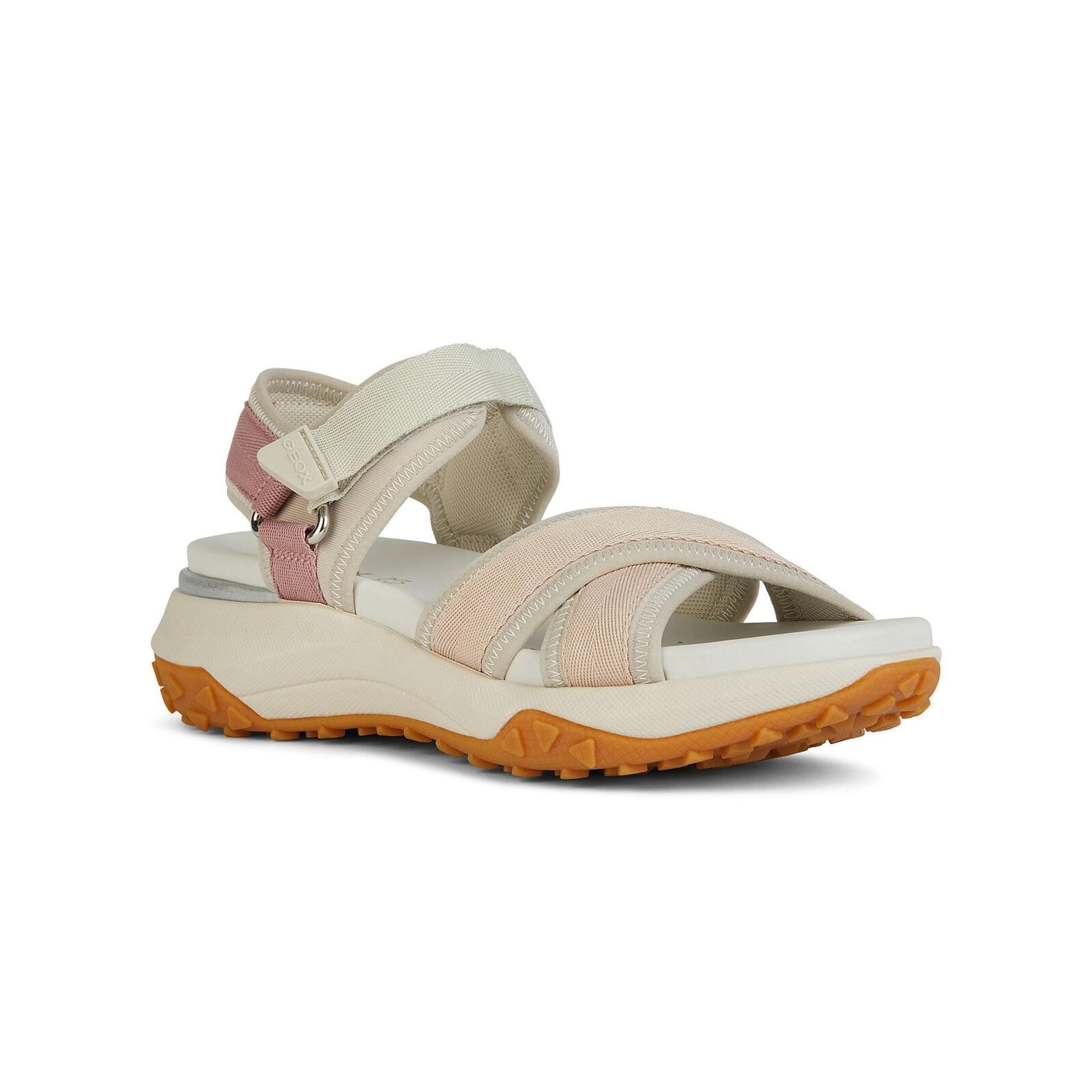 Geox Sorapis + Grip Sandals D45TBA_01511 in Light Sand/Light Rose