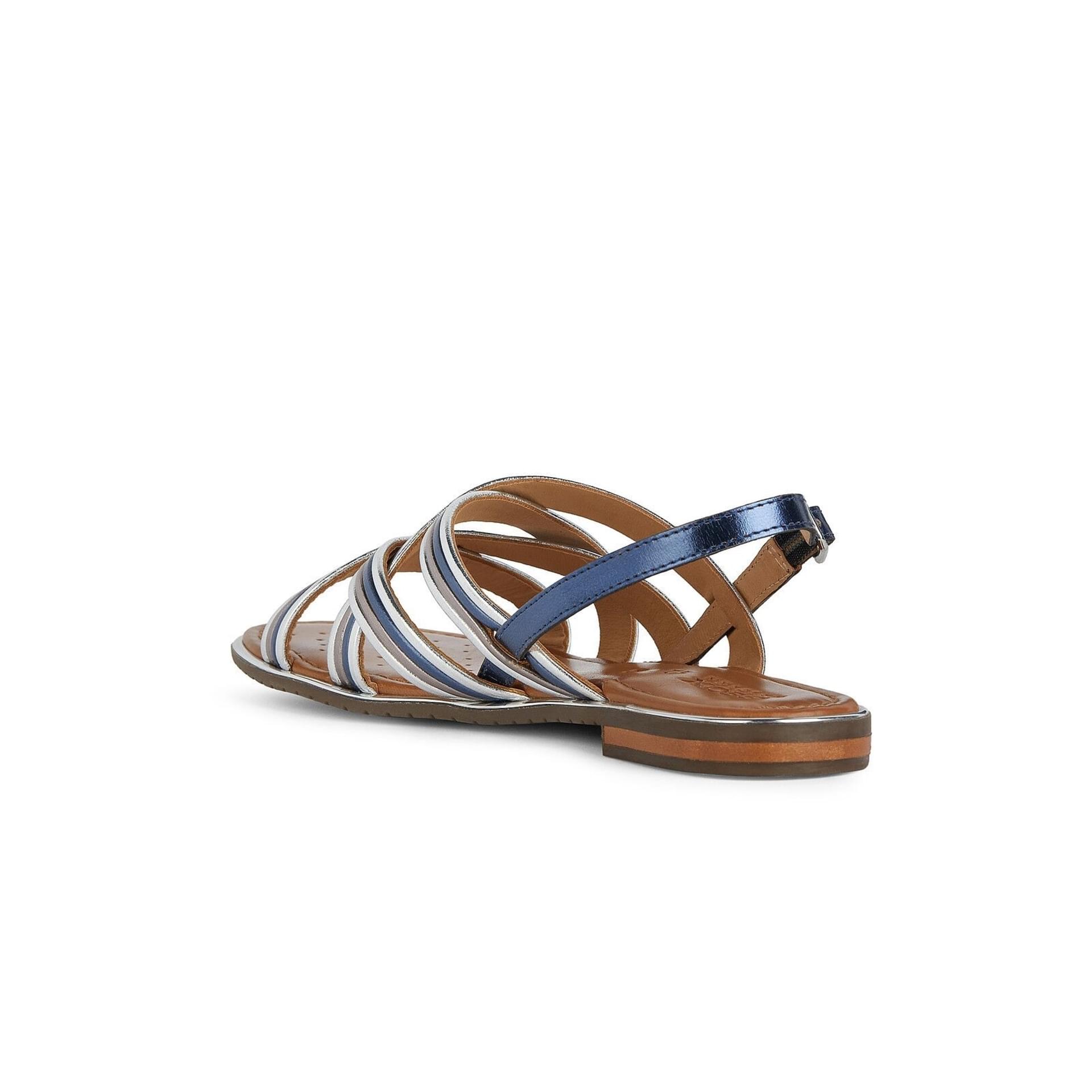 Geox Sozy Plus Sandalen D35DQG_000CF in Navy/Silver