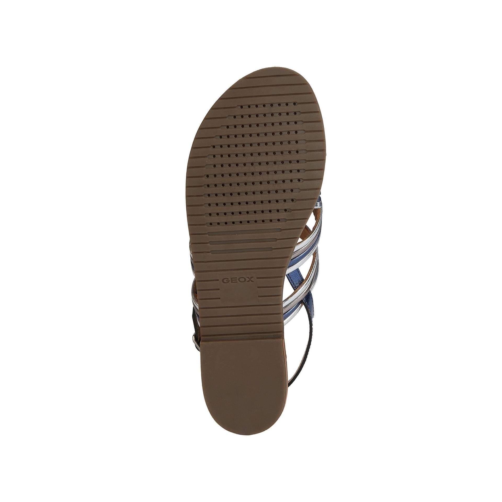 Geox Sozy Plus Sandalen D35DQG_000CF in Navy/Silver