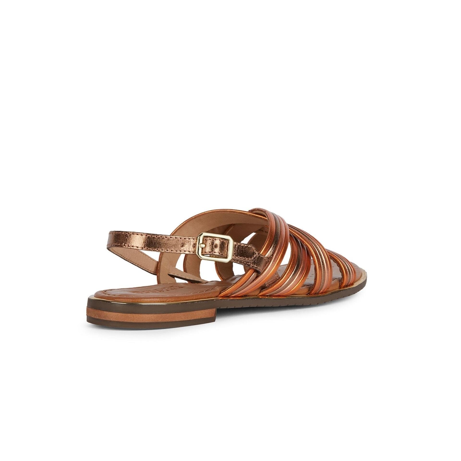 Geox Sozy Plus Sandalen D35DQG_000CF in Light Bronze/Orange